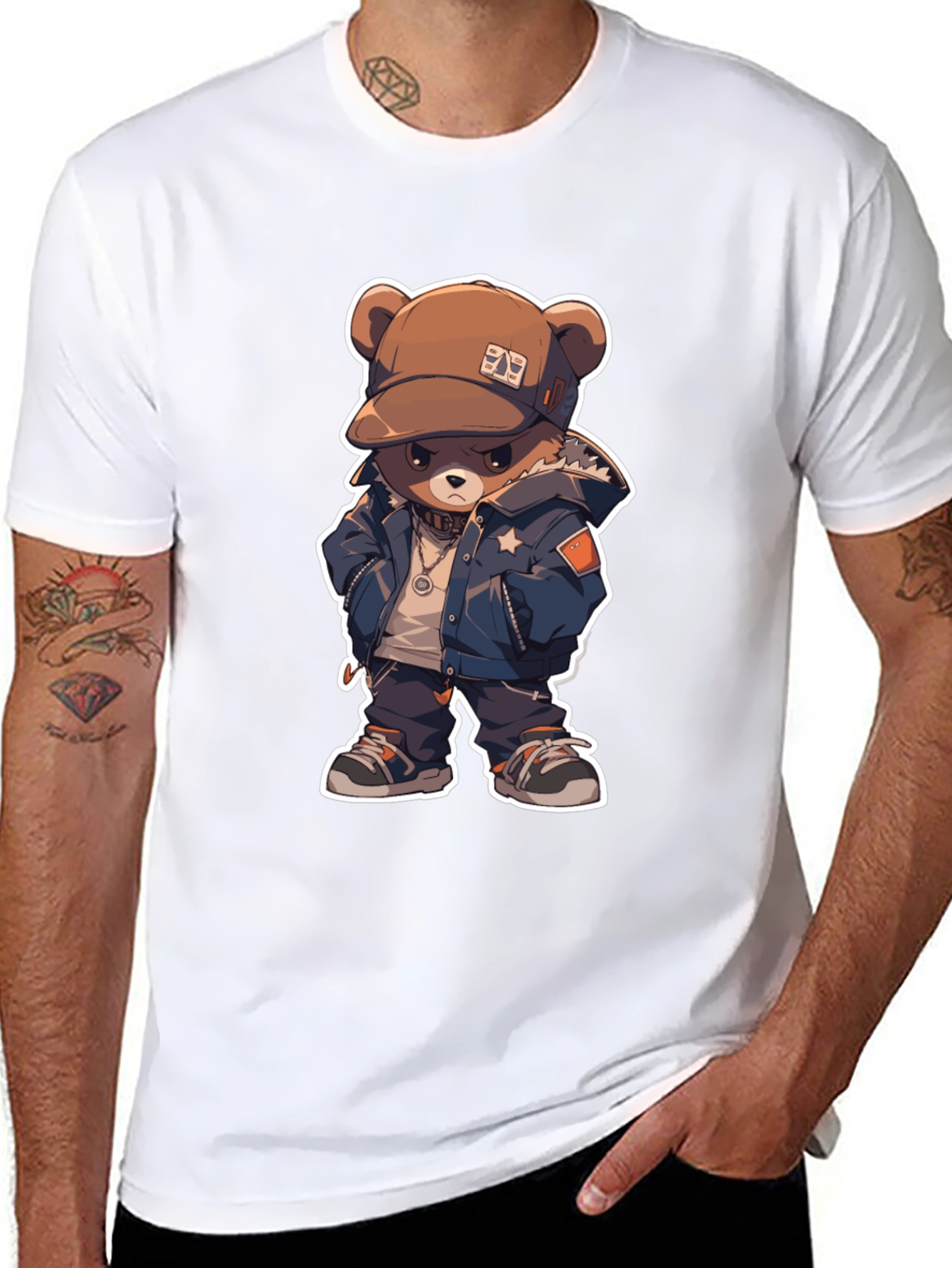 Cool Bear Graphic Tee - Stylish Streetwear
