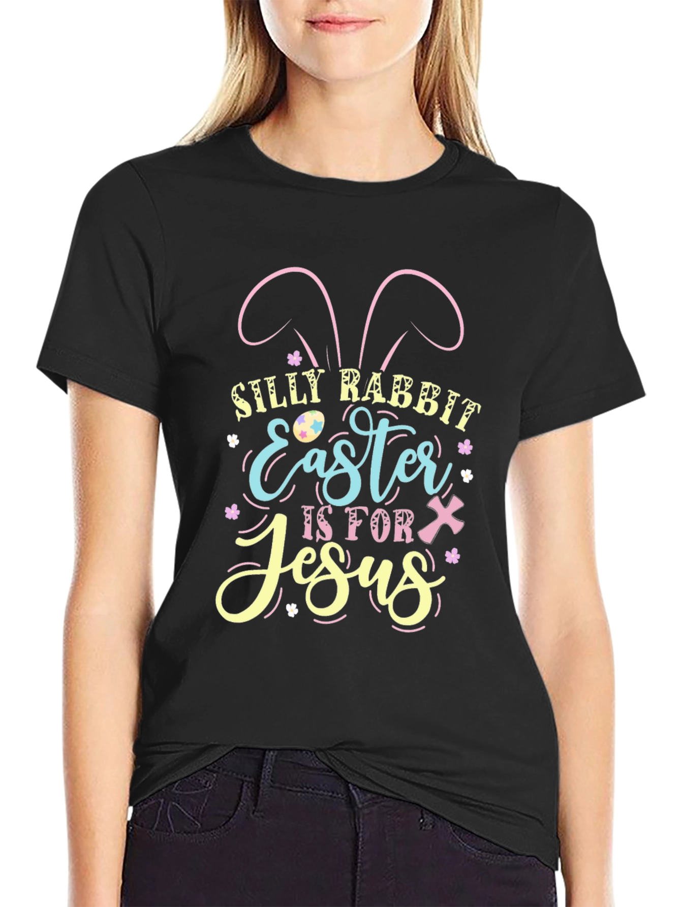 Silly Rabbit Easter is for Jesus T-Shirt
