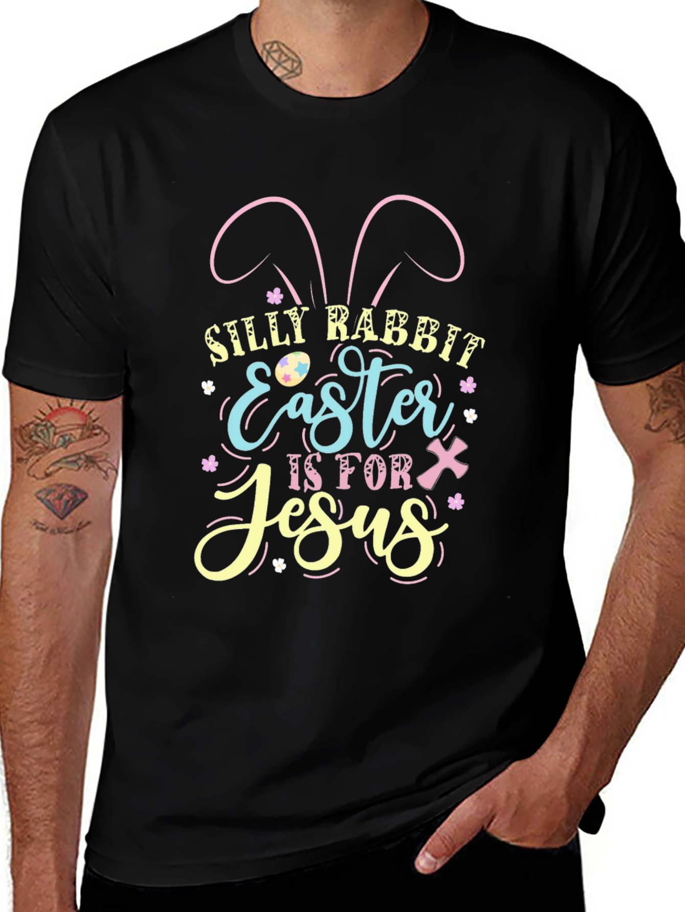 Silly Rabbit Easter is for Jesus T-Shirt