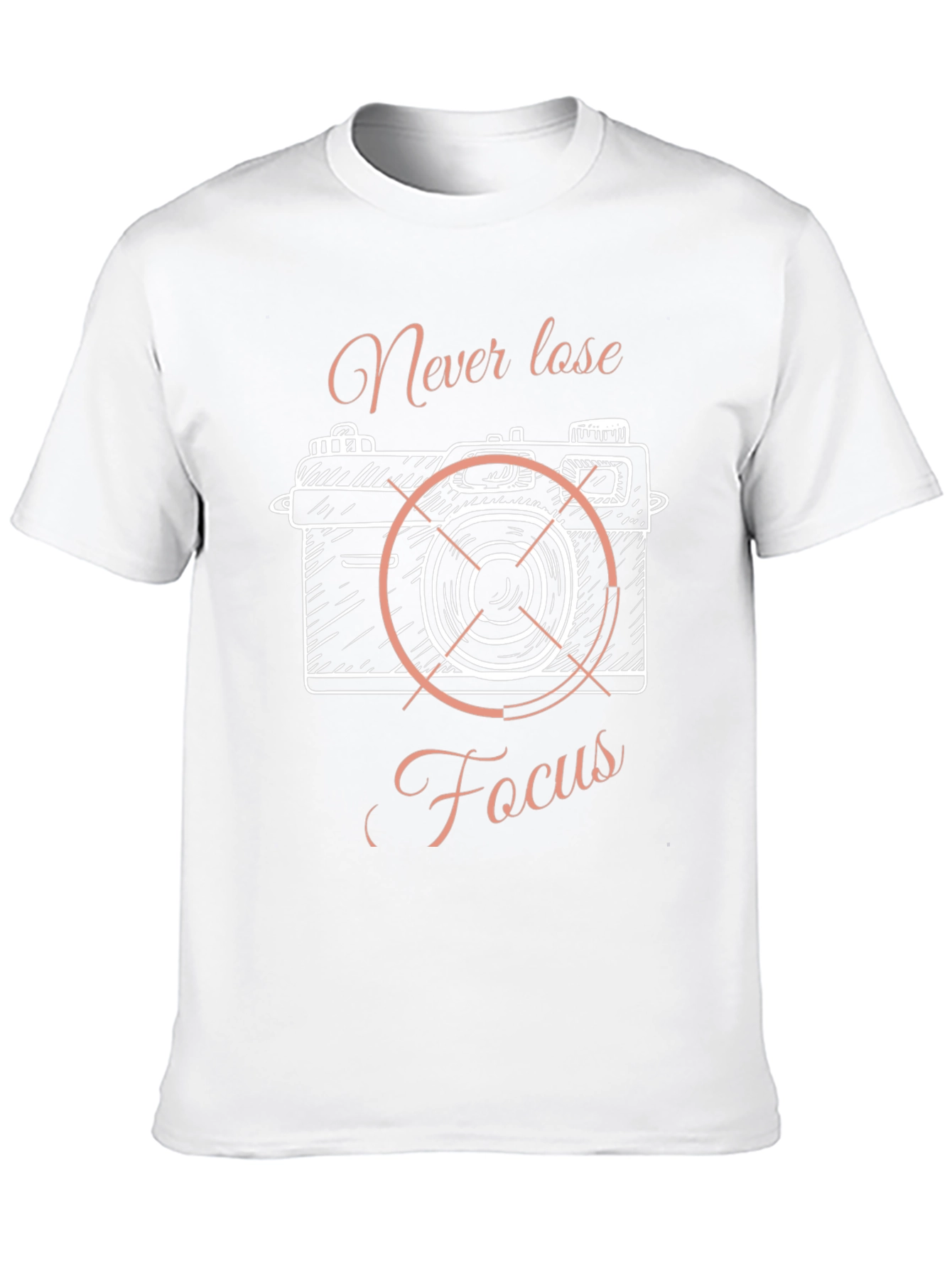 Never Lose Focus Camera Graphic Tee