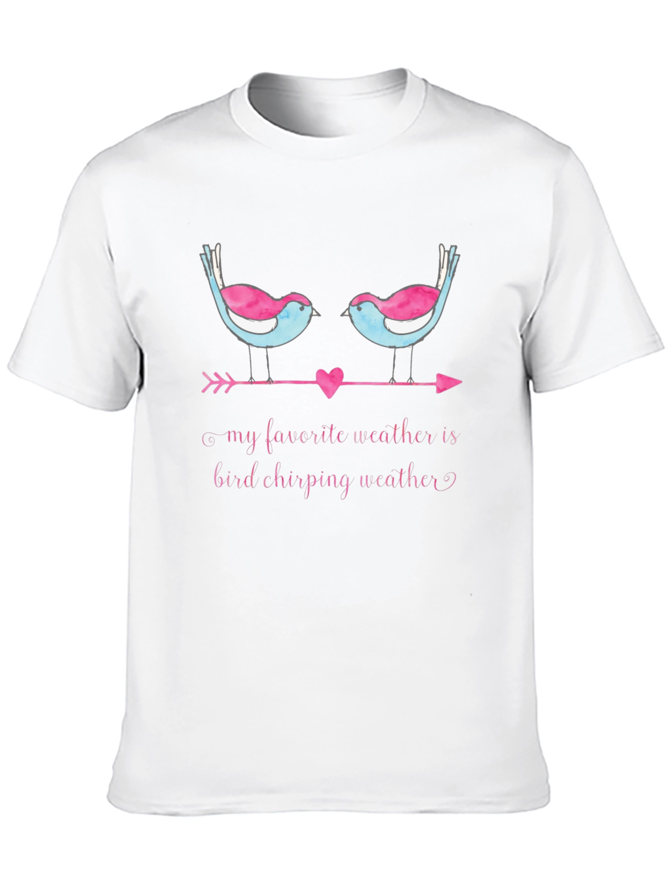 Bird Chirping Weather Graphic Tee