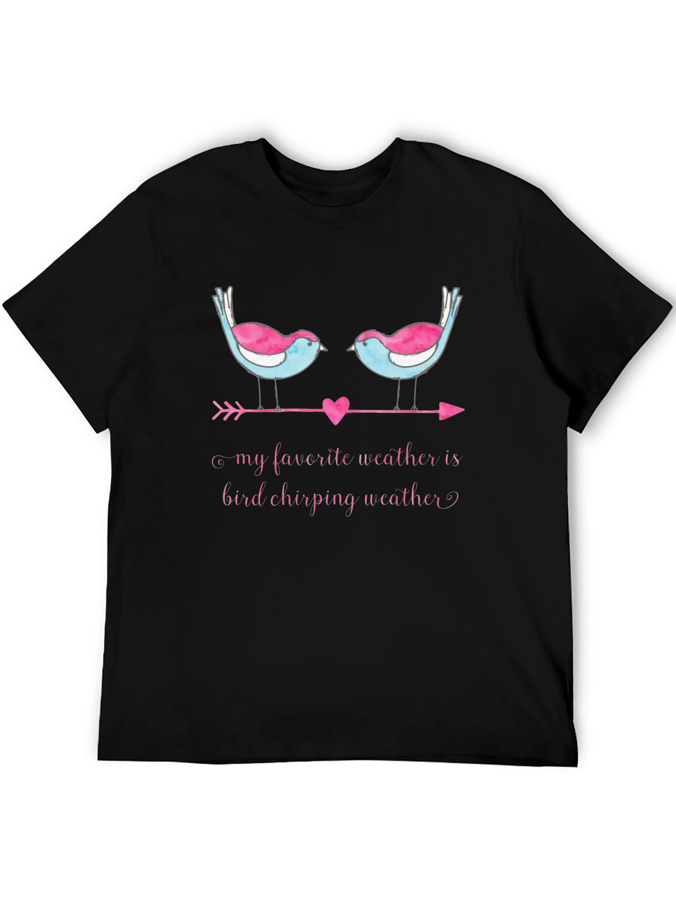 Bird Chirping Weather Graphic Tee
