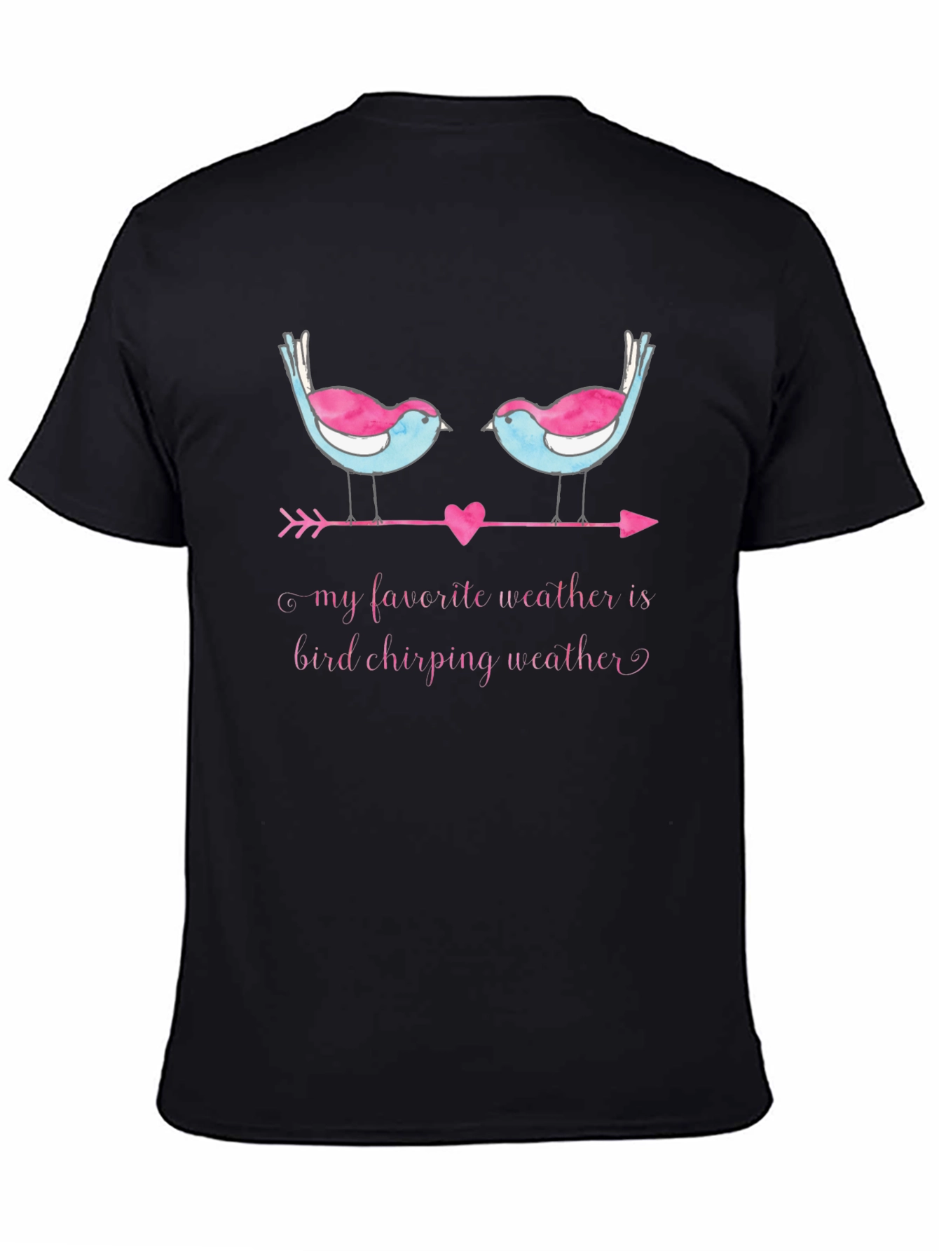 Bird Chirping Weather Graphic Tee