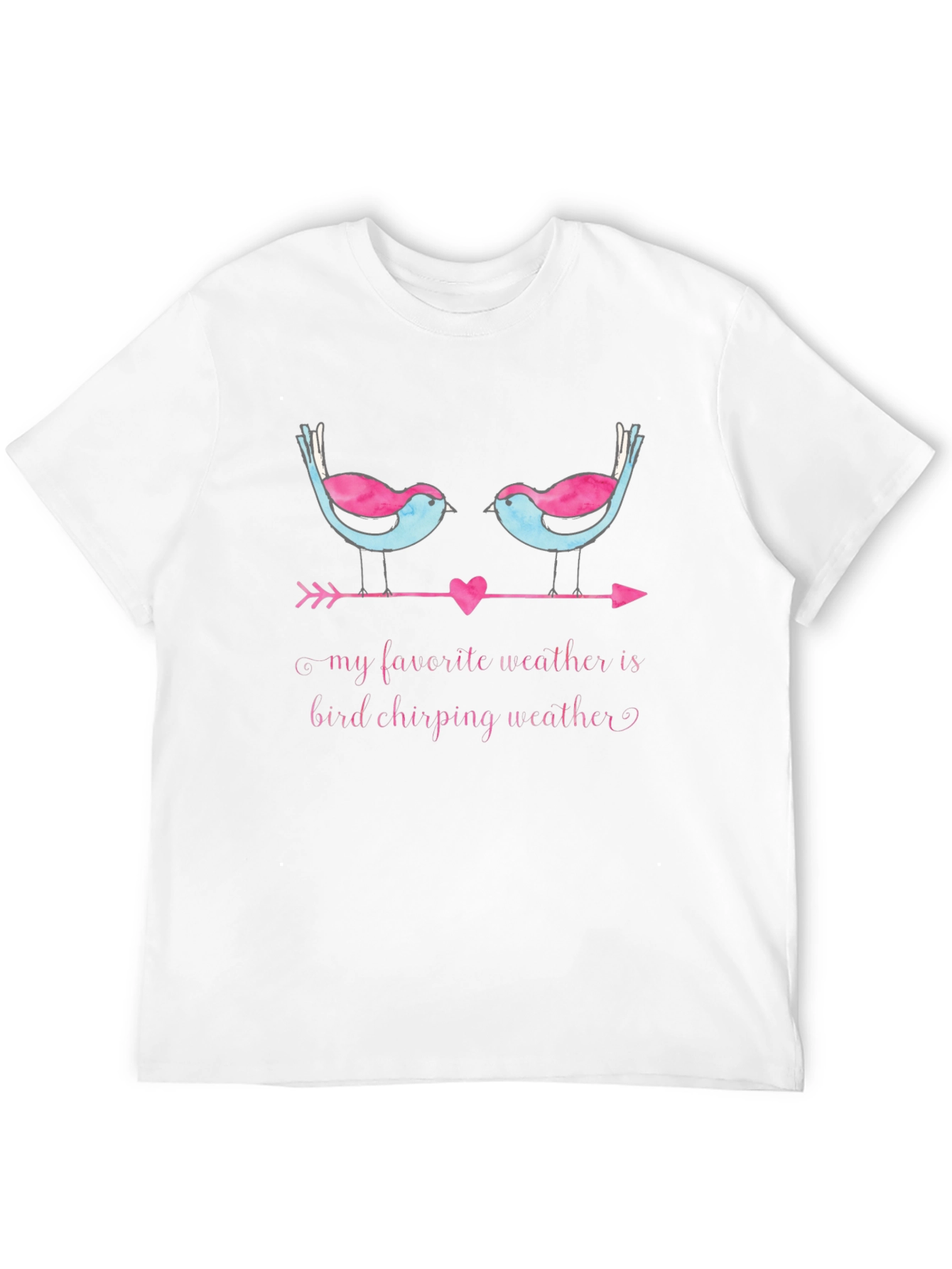 Bird Chirping Weather Graphic Tee