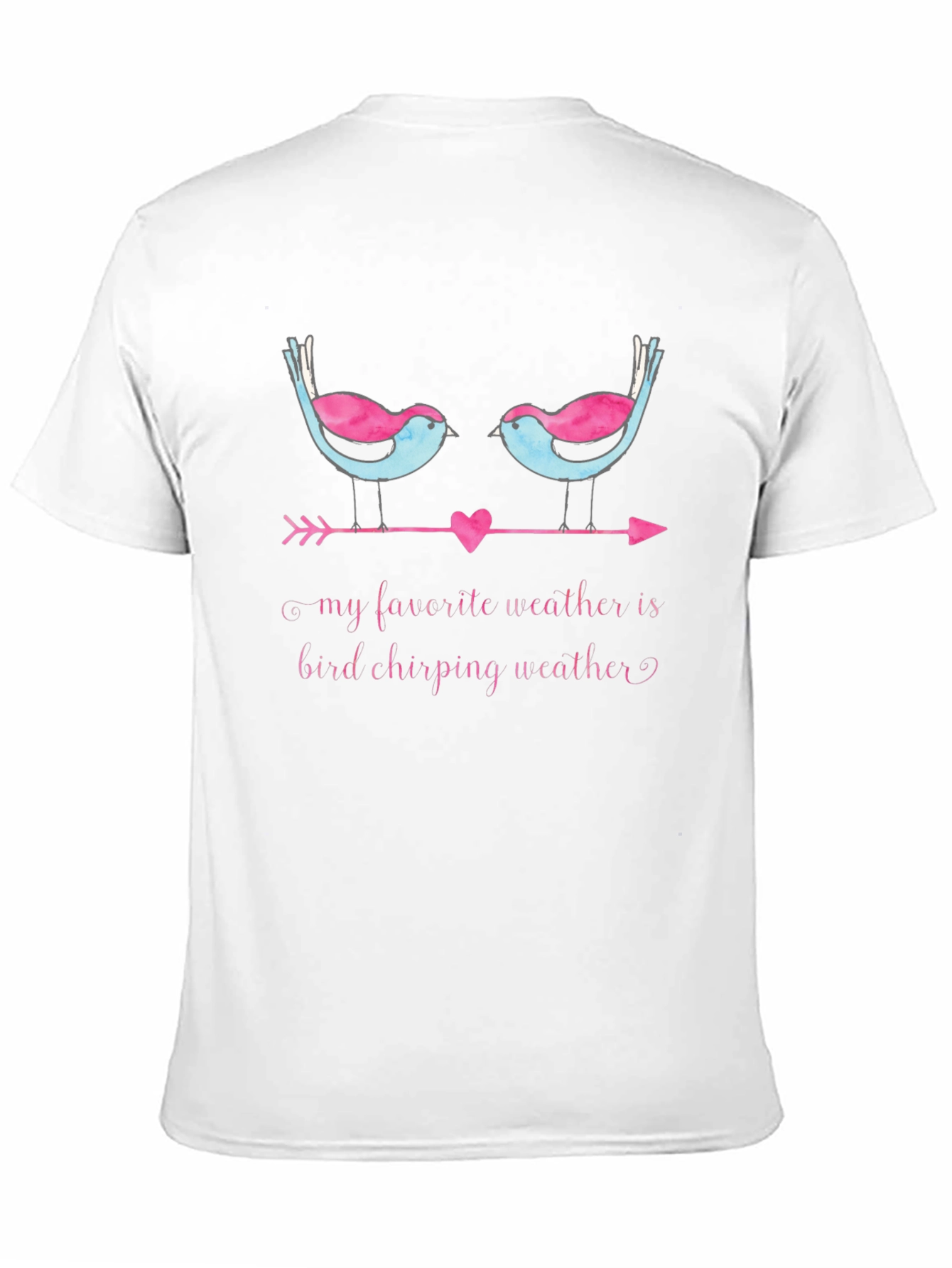 Bird Chirping Weather Graphic Tee