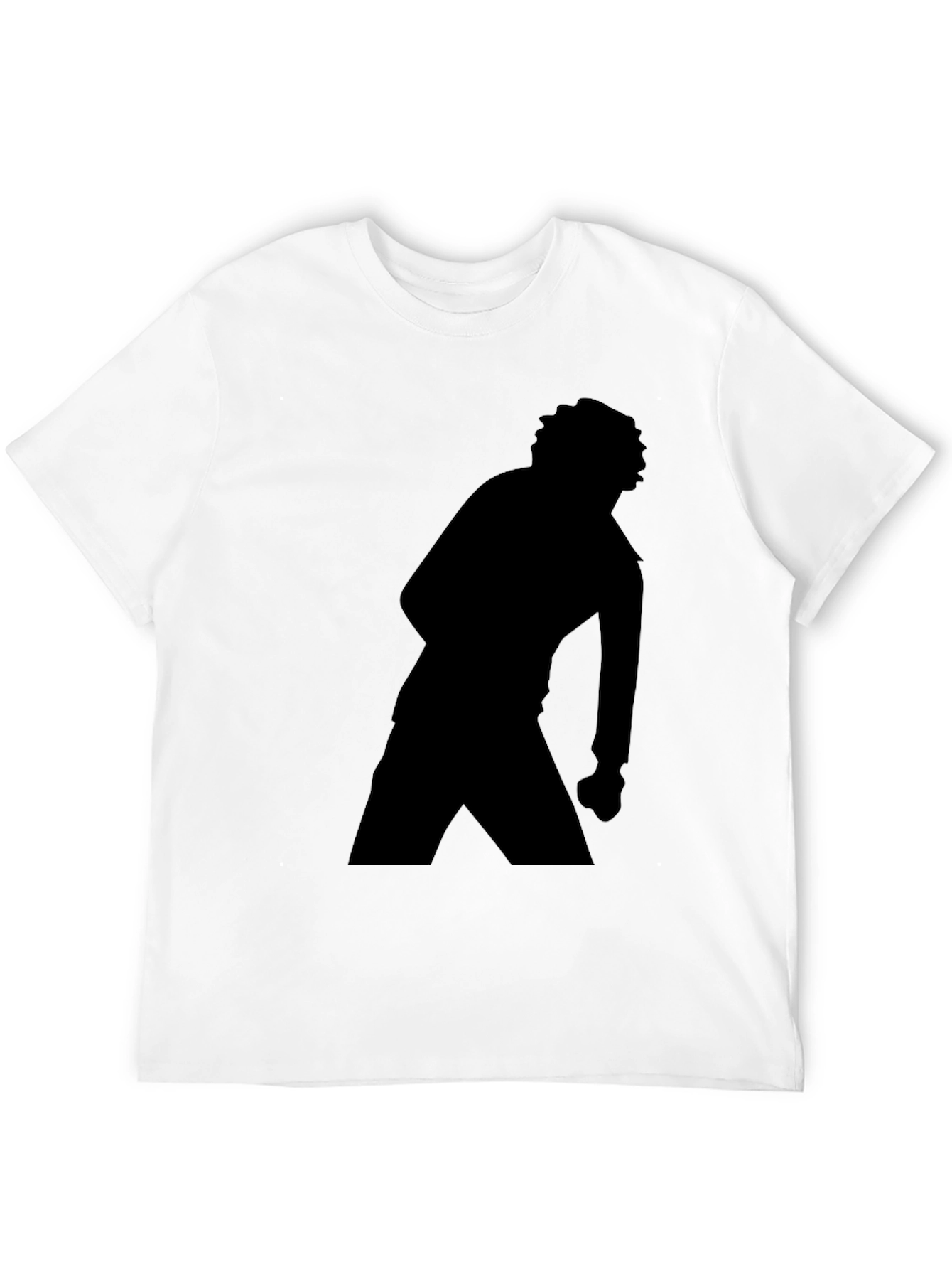Silhouette Graphic T-Shirt - Black Cotton Tee