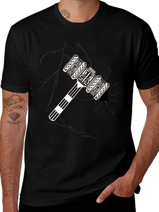Hammer Graphic Black T-Shirt