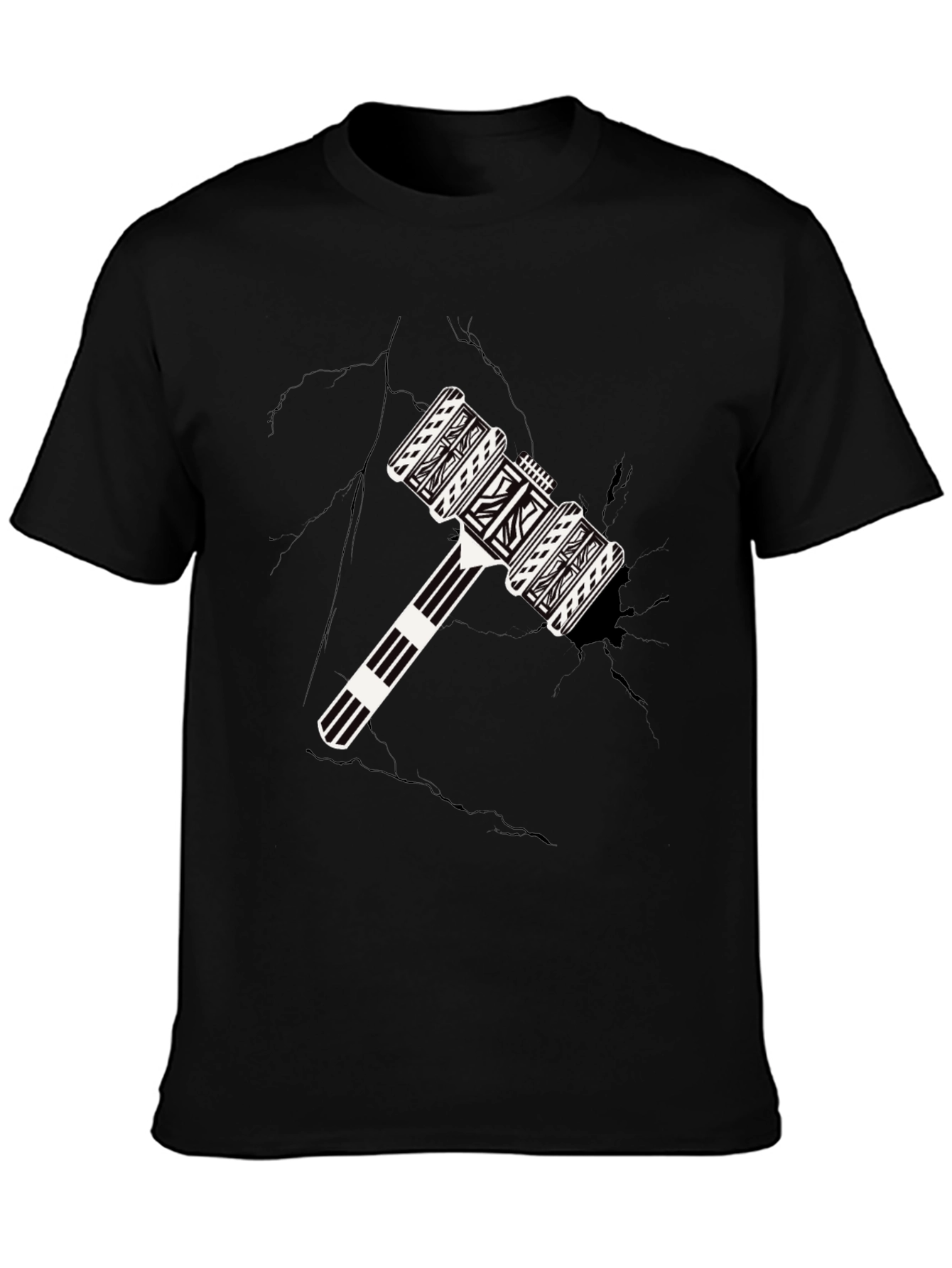 Hammer Graphic Black T-Shirt