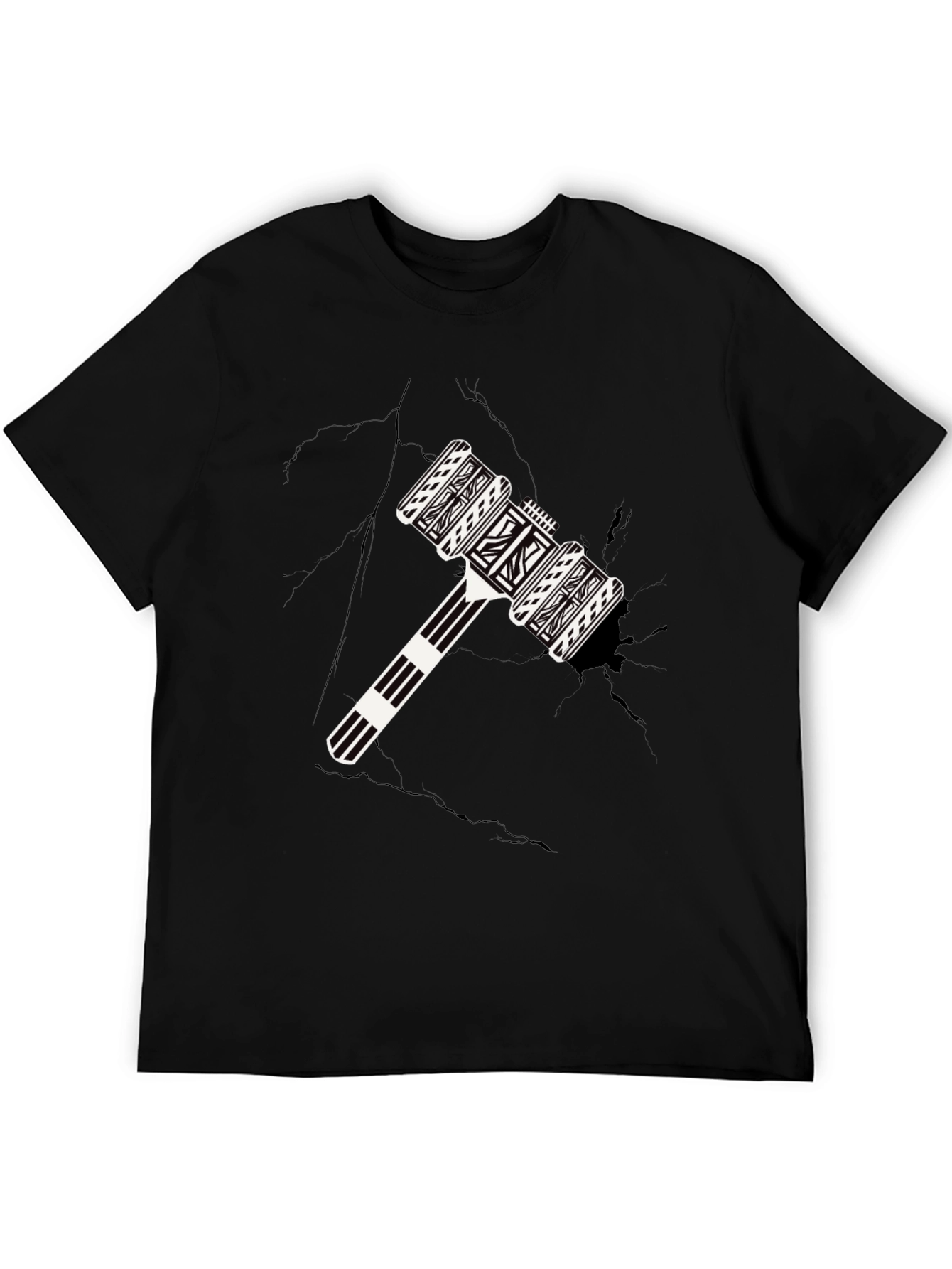 Hammer Graphic Black T-Shirt