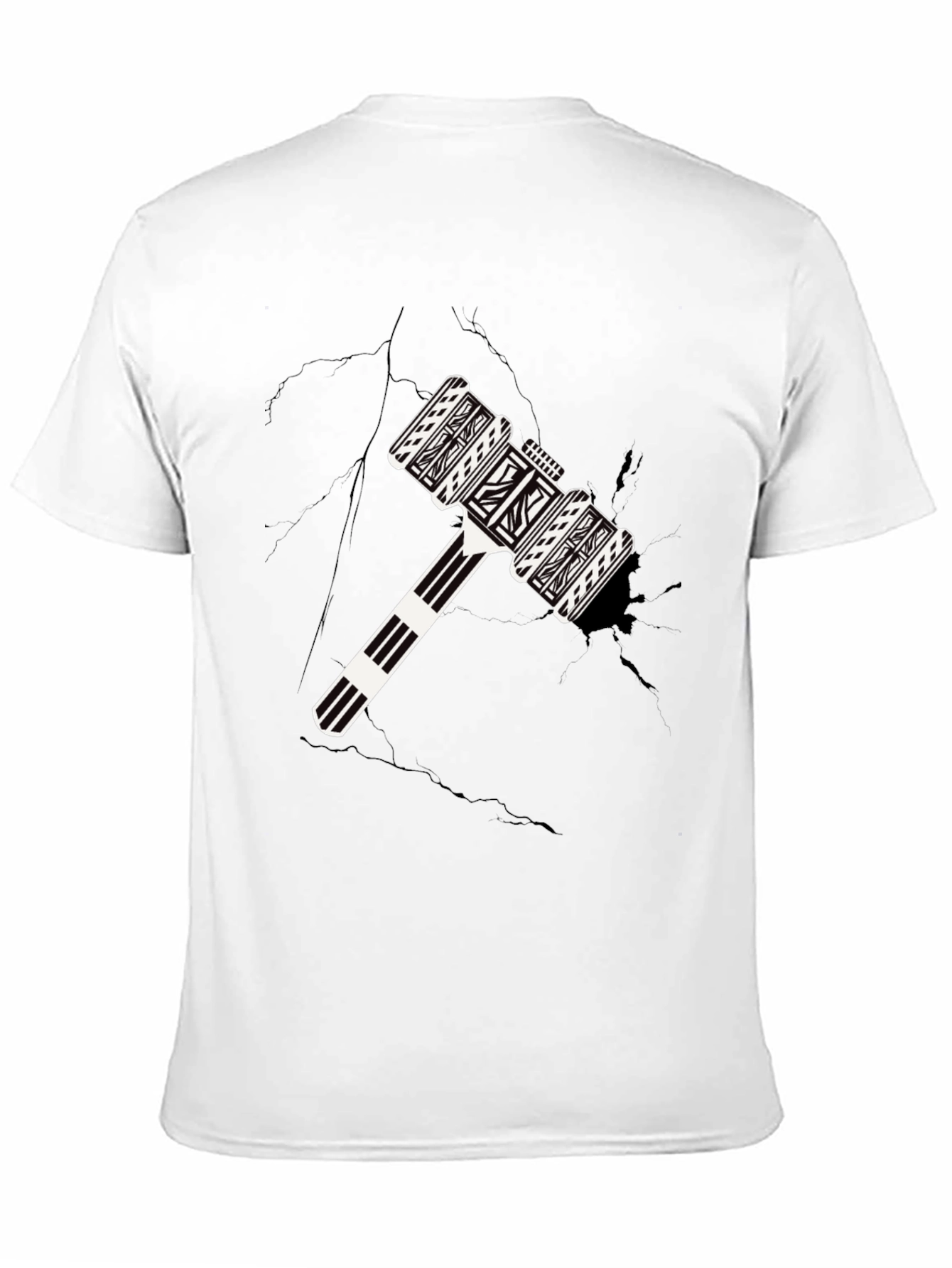 Hammer Graphic Black T-Shirt