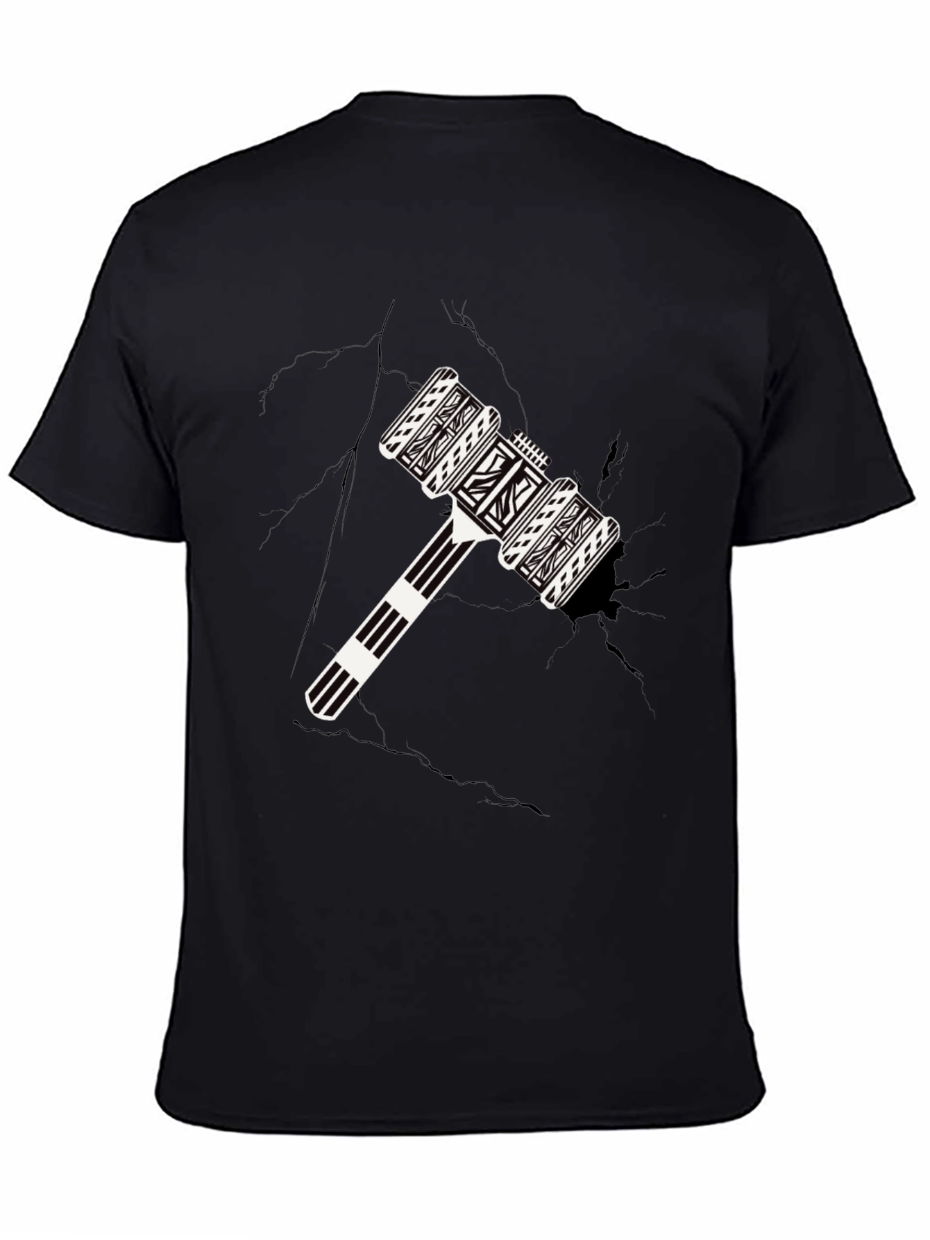 Hammer Graphic Black T-Shirt