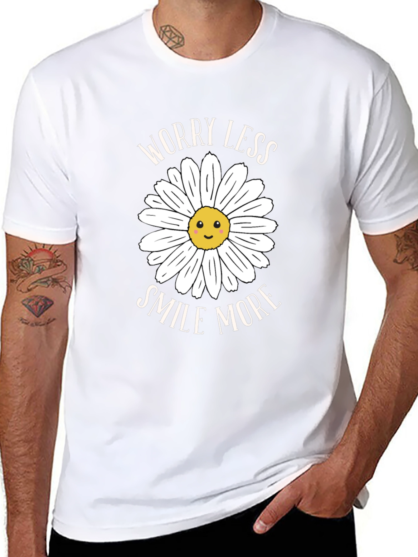 Worry Less Smile More Graphic Tee