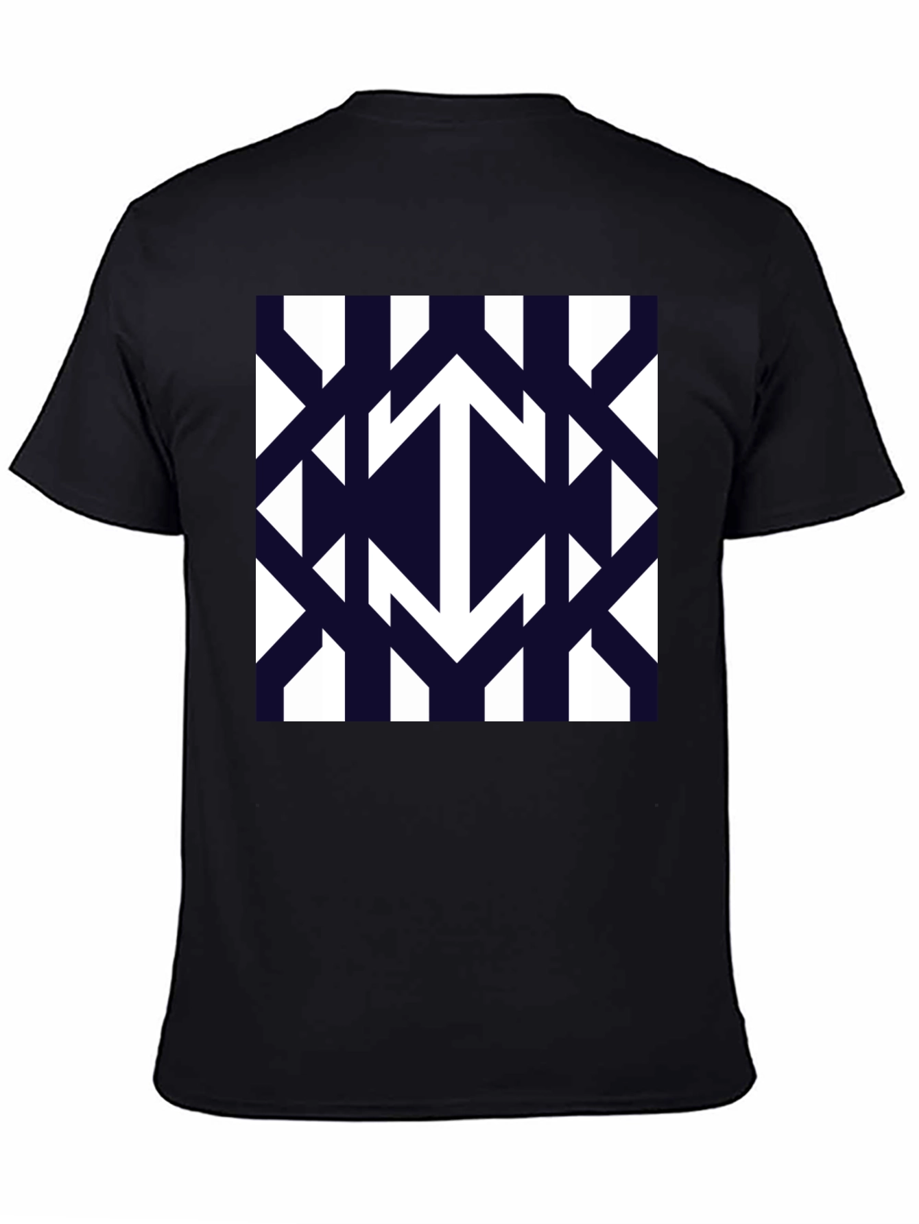Modern Geometric Arrow Pattern T-Shirt