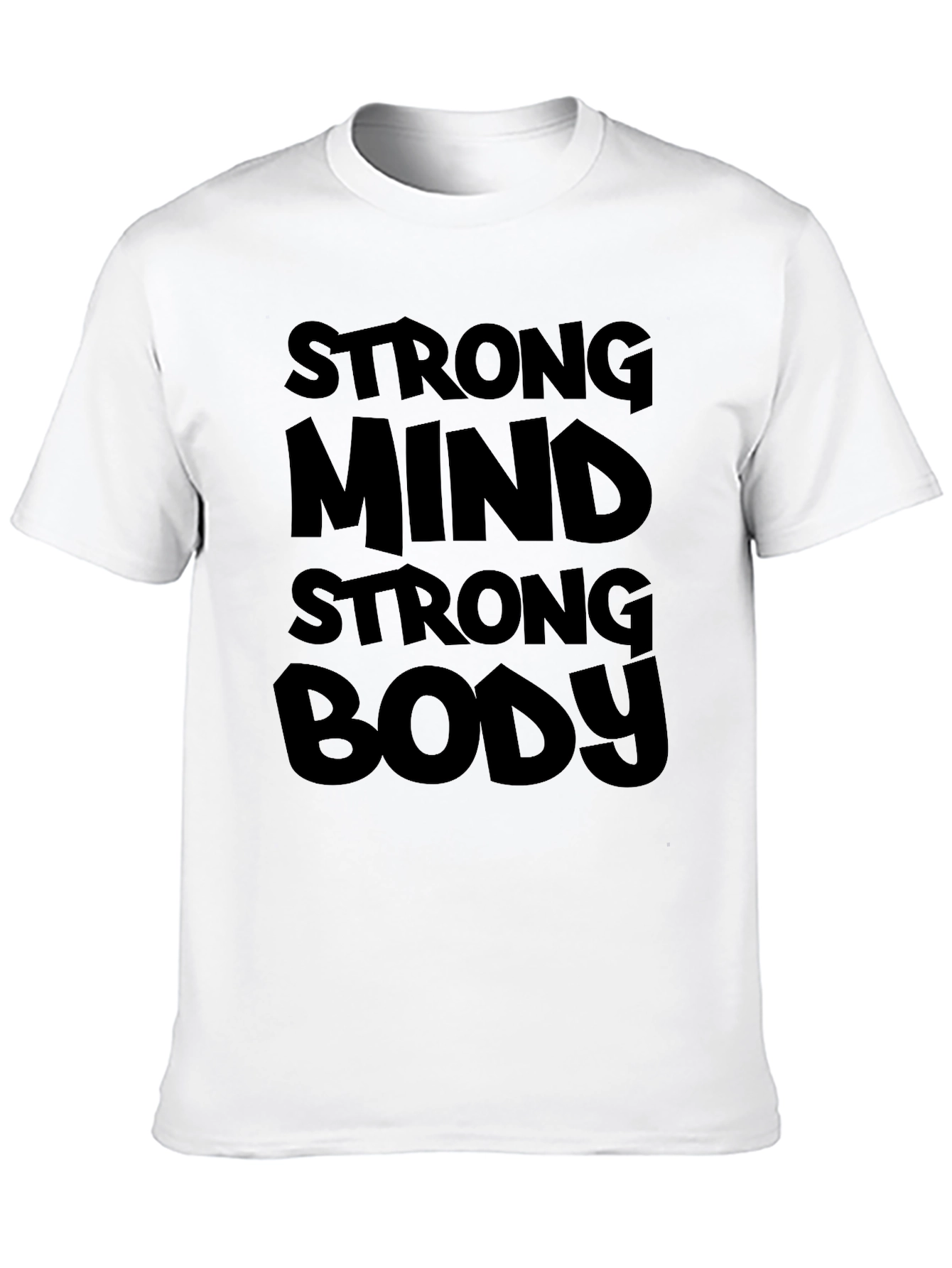 Strong Mind Strong Body Black T-Shirt
