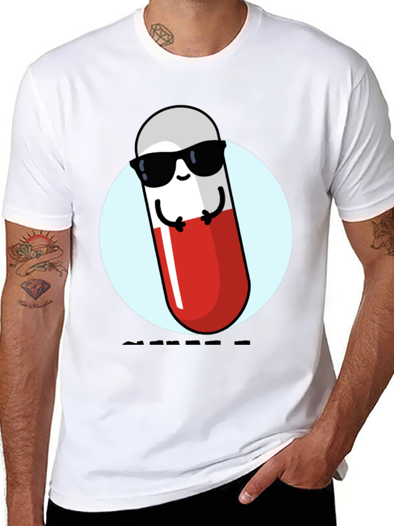 Cool Pill T-Shirt - Fun Novelty Graphic Tee