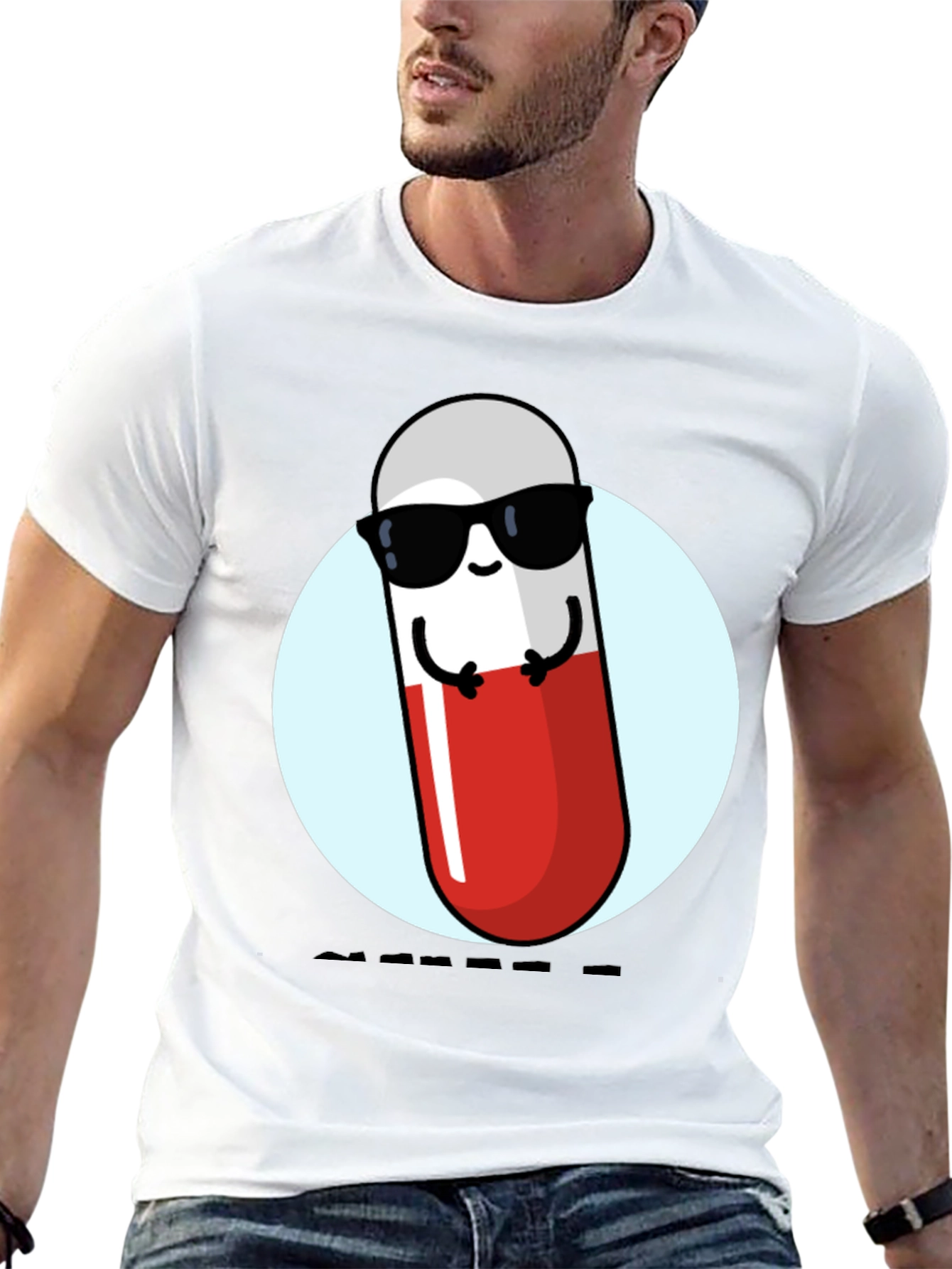 Cool Pill T-Shirt - Fun Novelty Graphic Tee