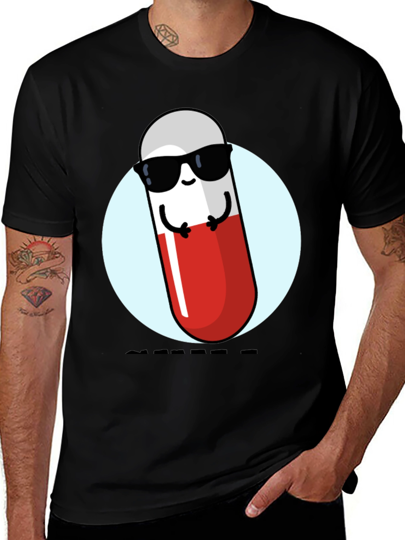 Cool Pill T-Shirt - Fun Novelty Graphic Tee