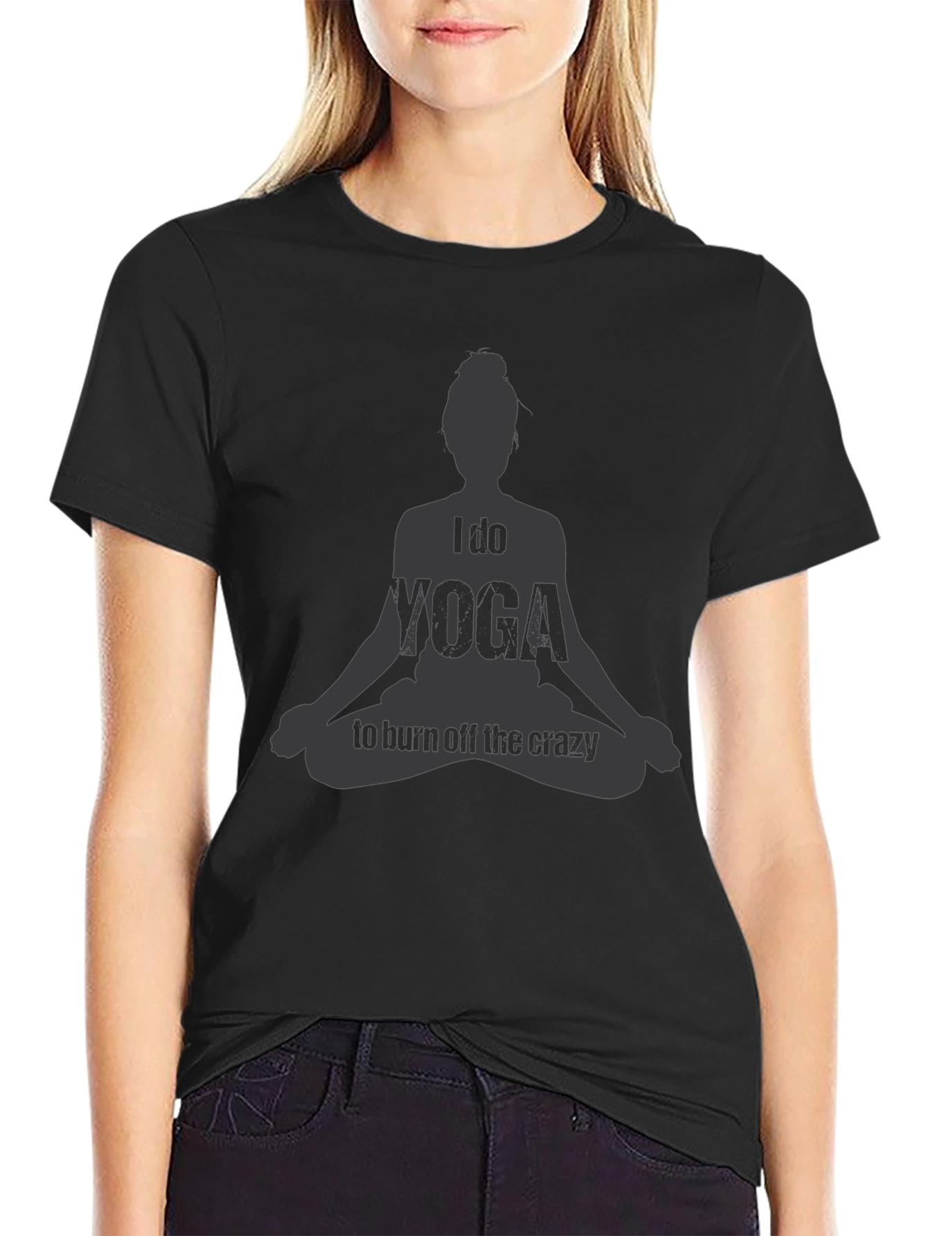 Yoga Lovers Tee: Burn Off The Crazy in Style