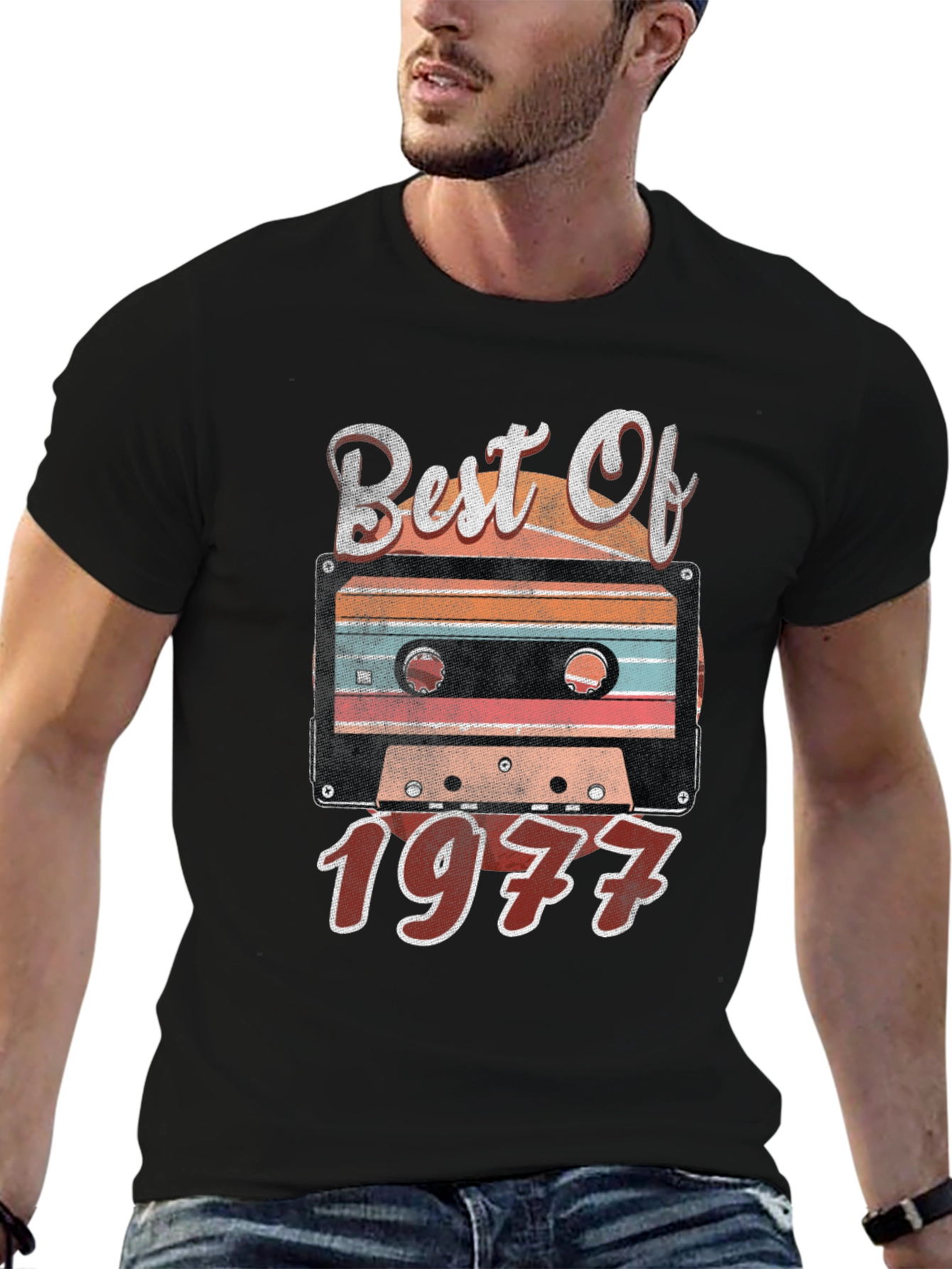 Best of 1977 Cassette Tape Graphic Tee