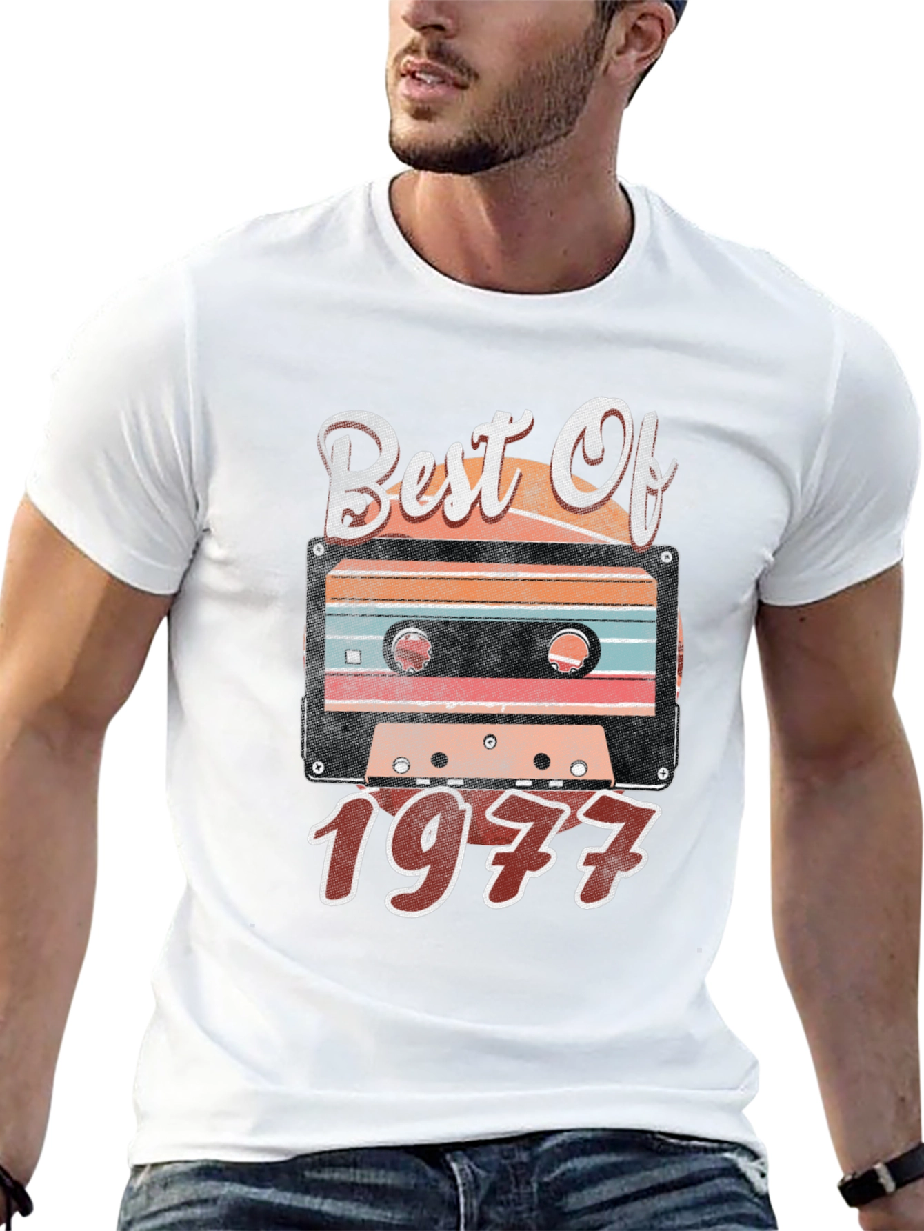 Best of 1977 Cassette Tape Graphic Tee