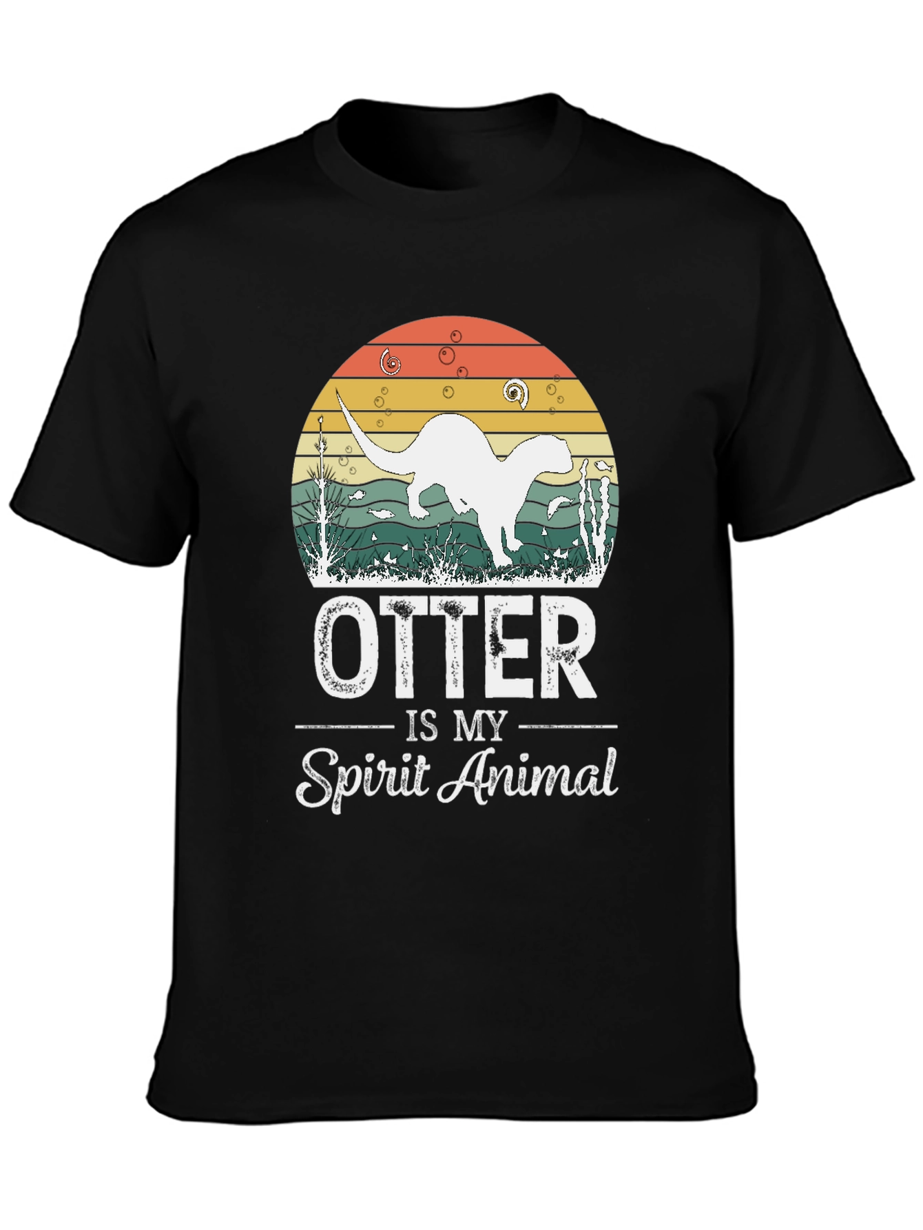 Otter Spirit Animal Graphic Tee