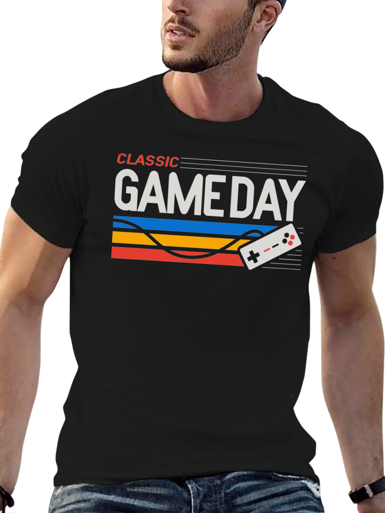 Classic Game Day T-Shirt - Retro Gaming Style