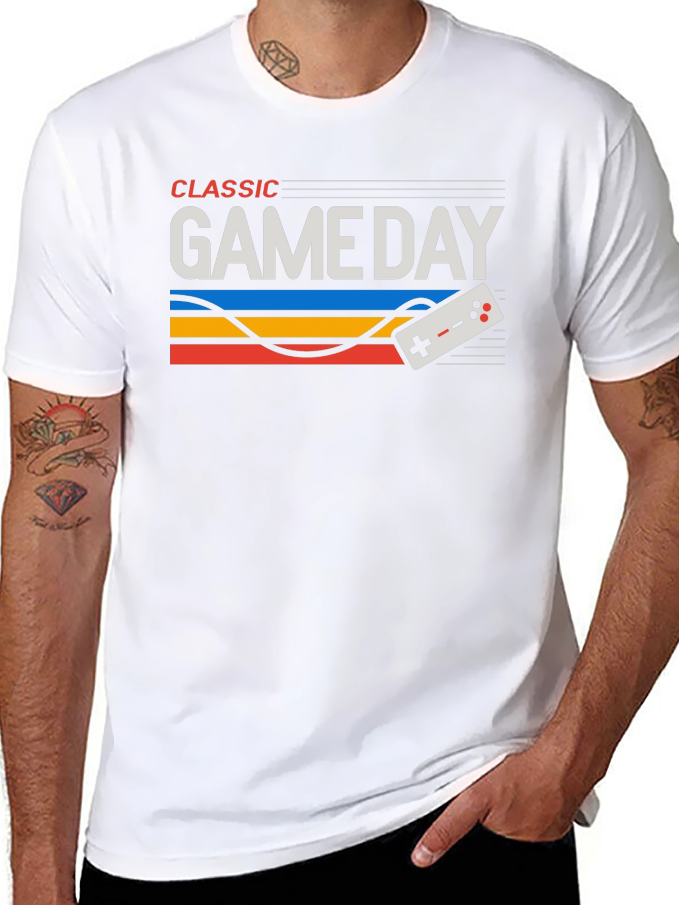Classic Game Day T-Shirt - Retro Gaming Style
