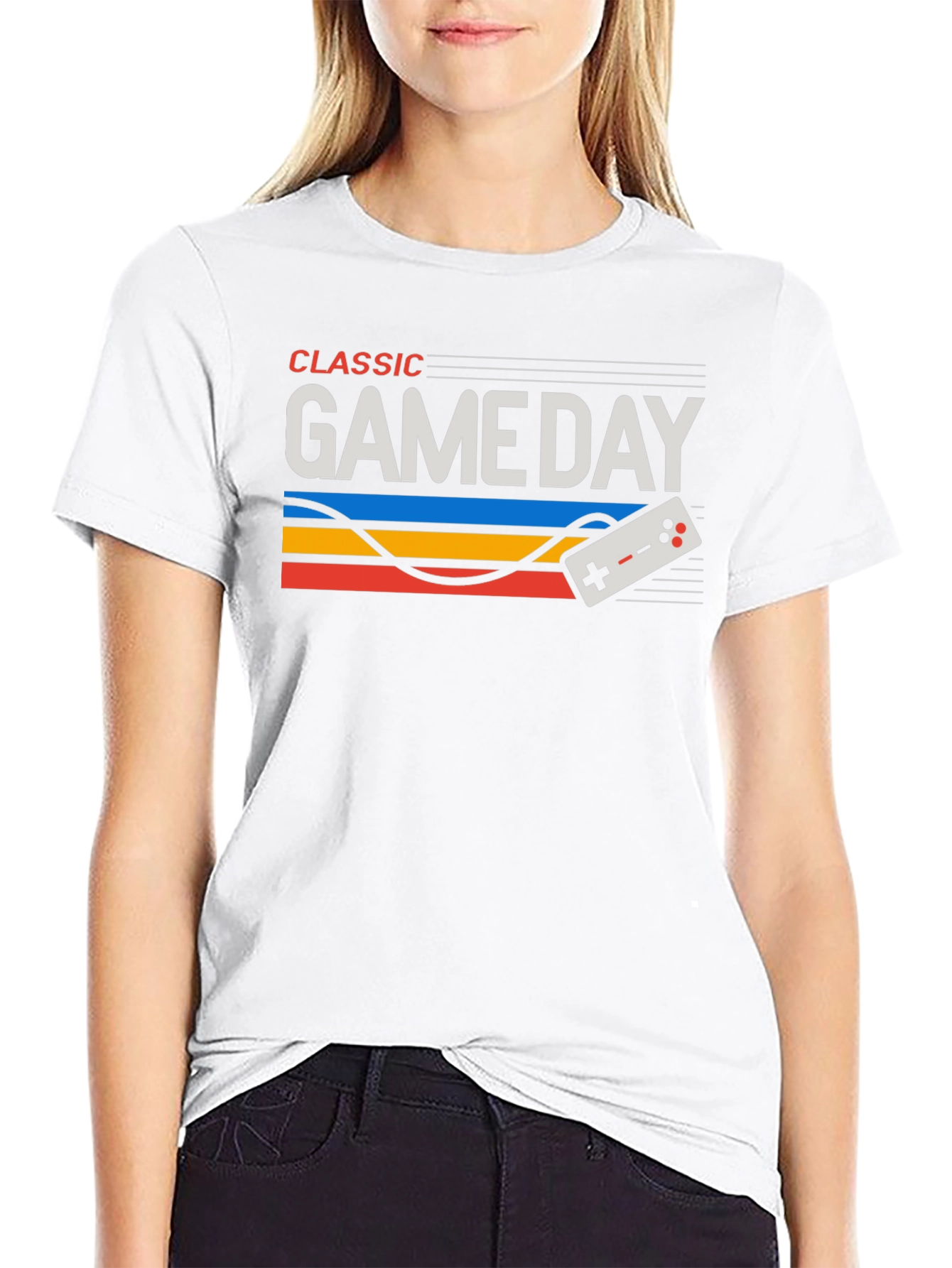 Classic Game Day T-Shirt - Retro Gaming Style