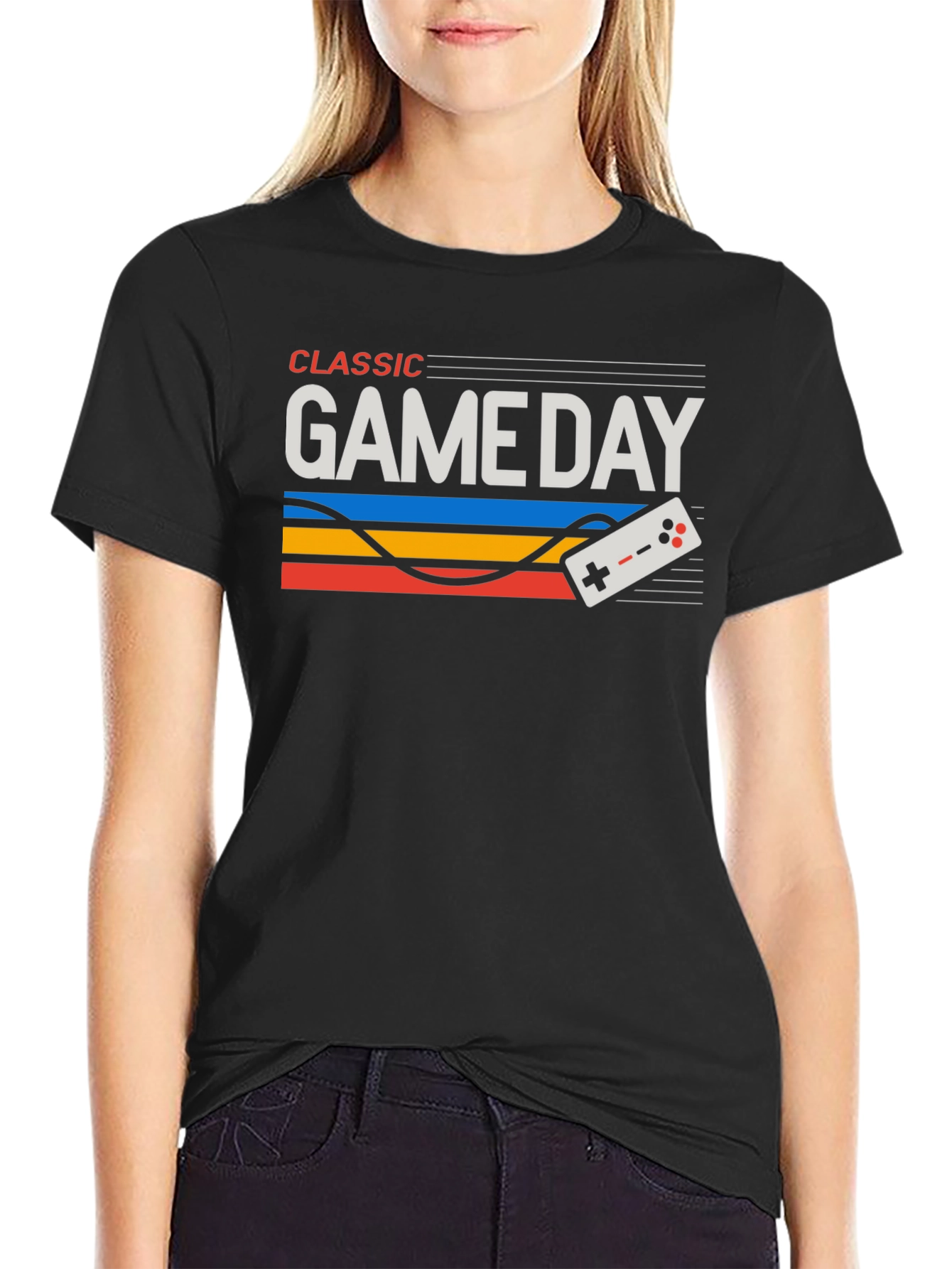 Classic Game Day T-Shirt - Retro Gaming Style