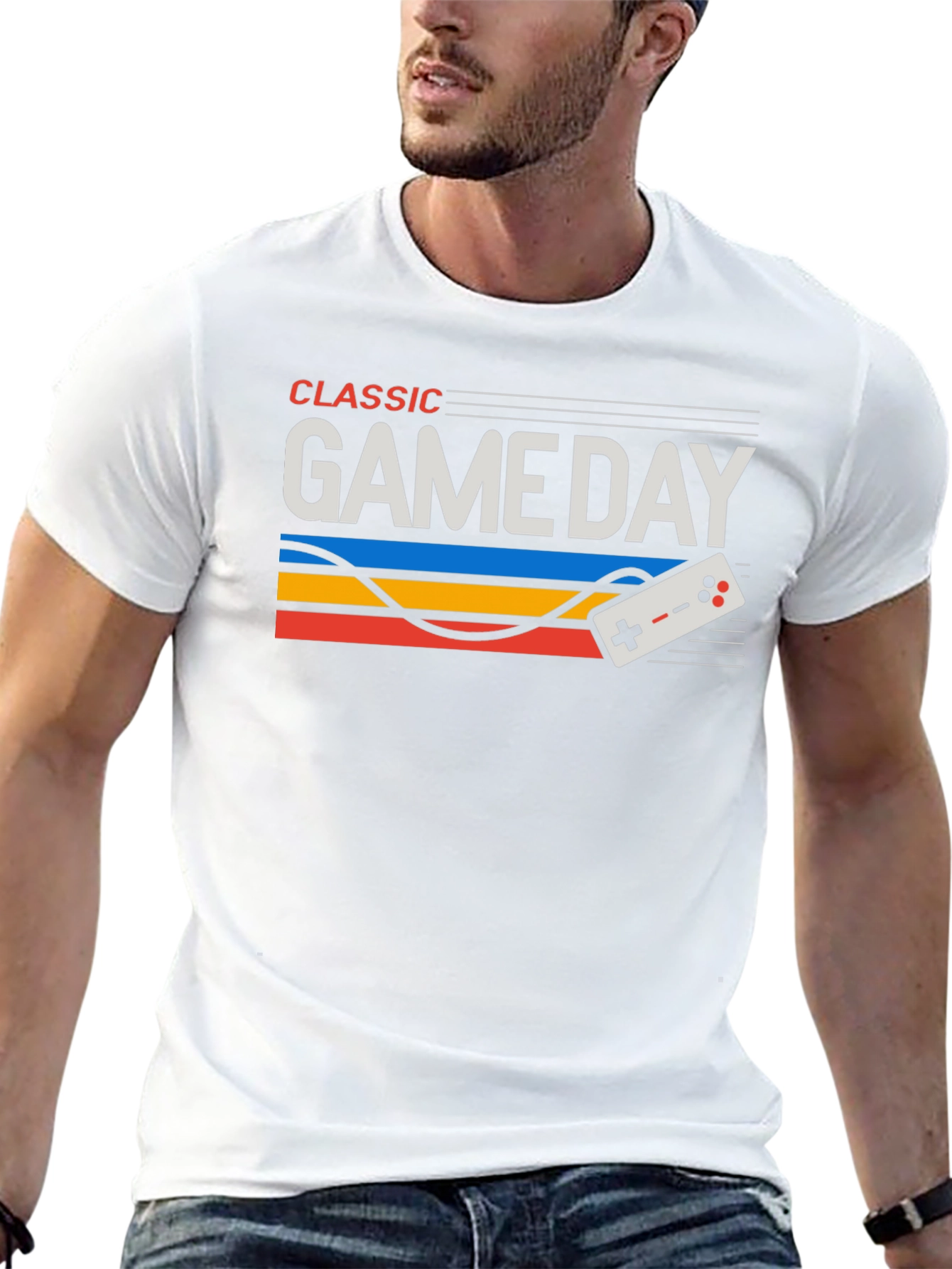 Classic Game Day T-Shirt - Retro Gaming Style