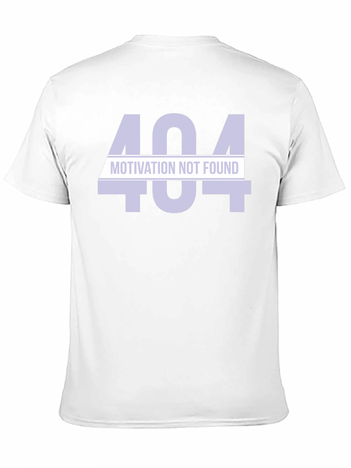 404 Motivation Not Found Black T-Shirt