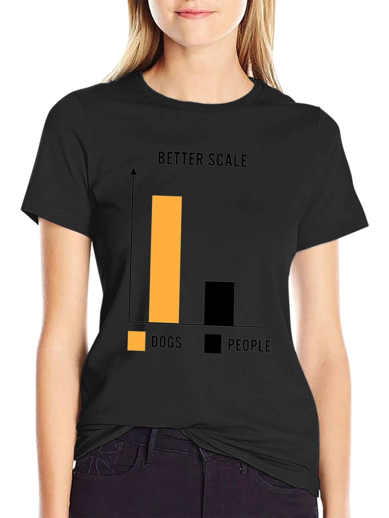 Dog Person T-Shirt - Better Scale Chart Graphic Tee