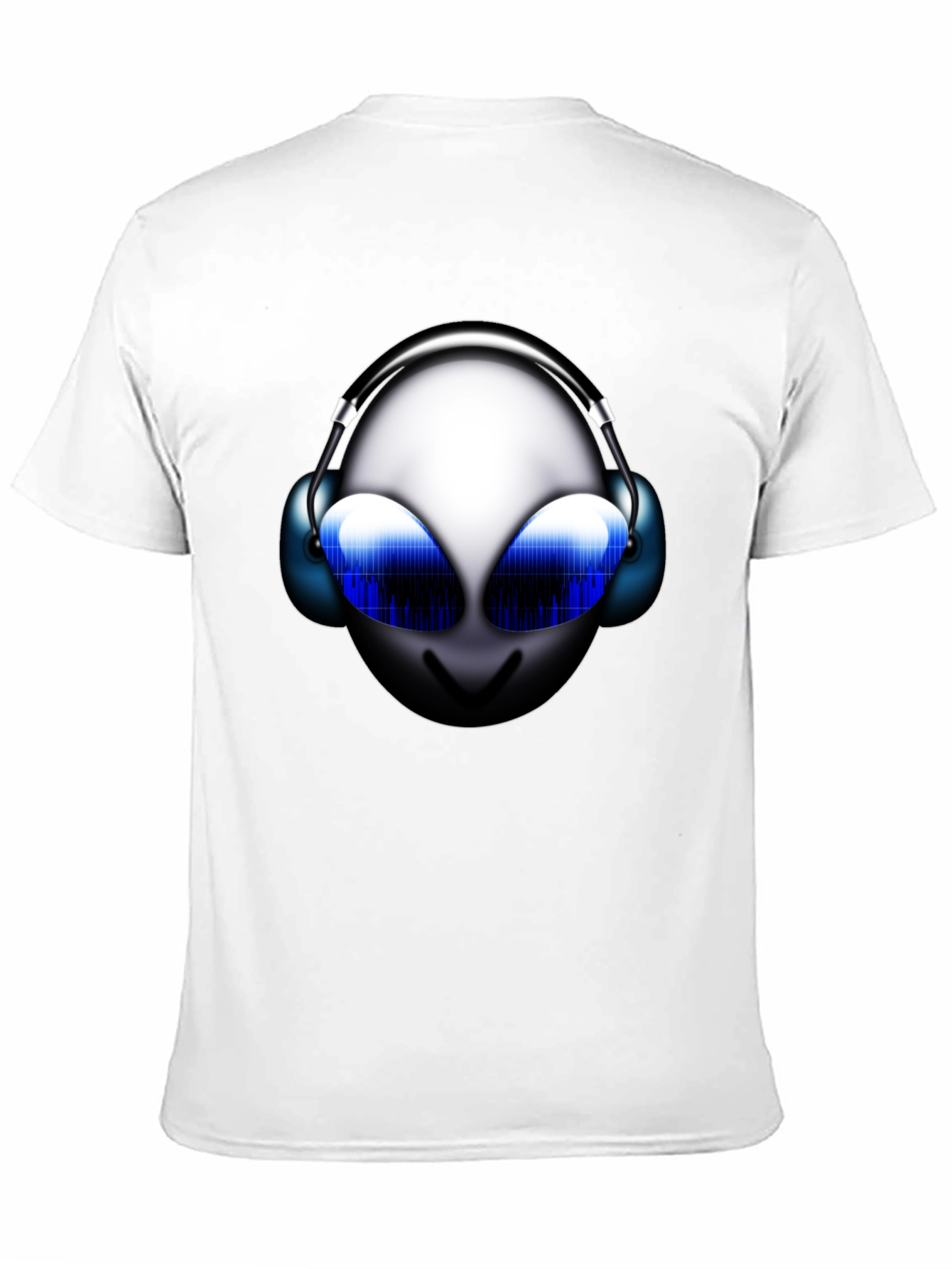 Alien DJ Graphic T-Shirt - Black Cotton Tee