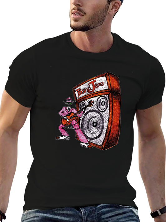 Band Jams Graphic Tee - Classic Rock Style