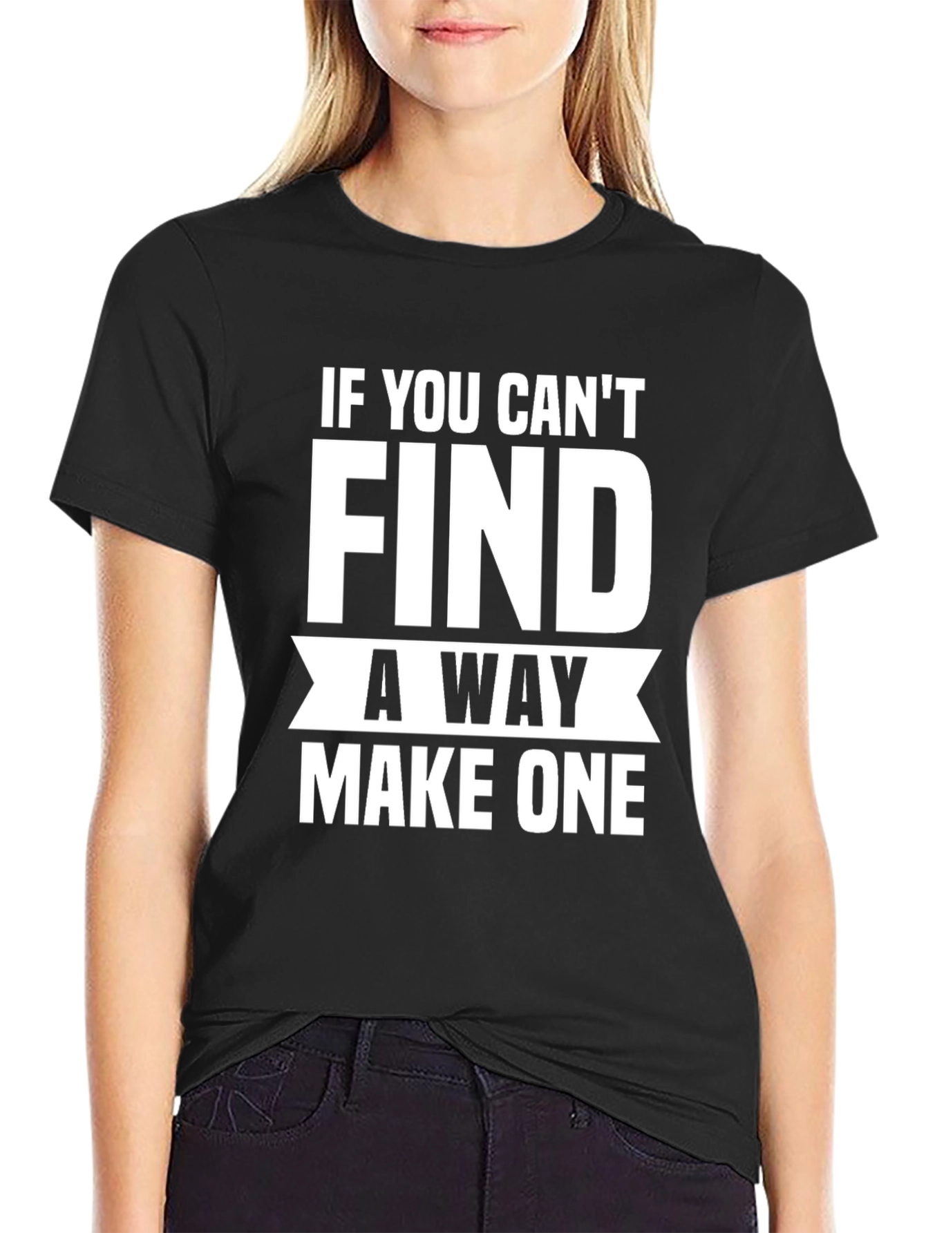 Motivational Graphic Tee: Find a Way