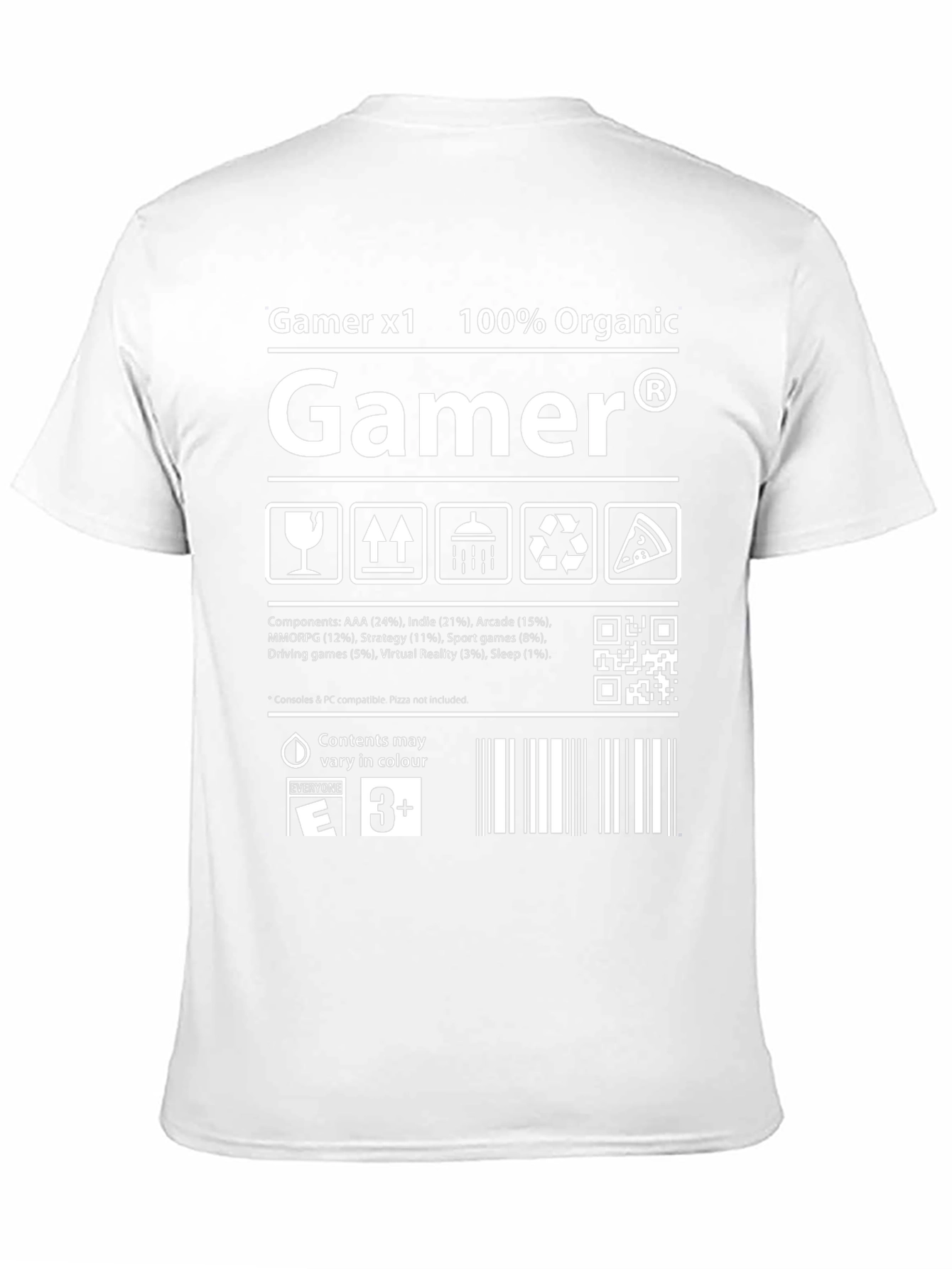 Gamer Organic Cotton Graphic T-Shirt