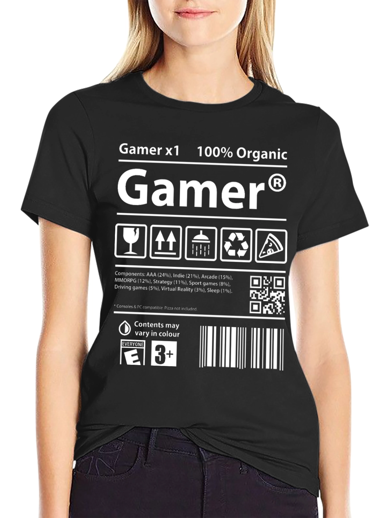 Gamer Organic Cotton Graphic T-Shirt