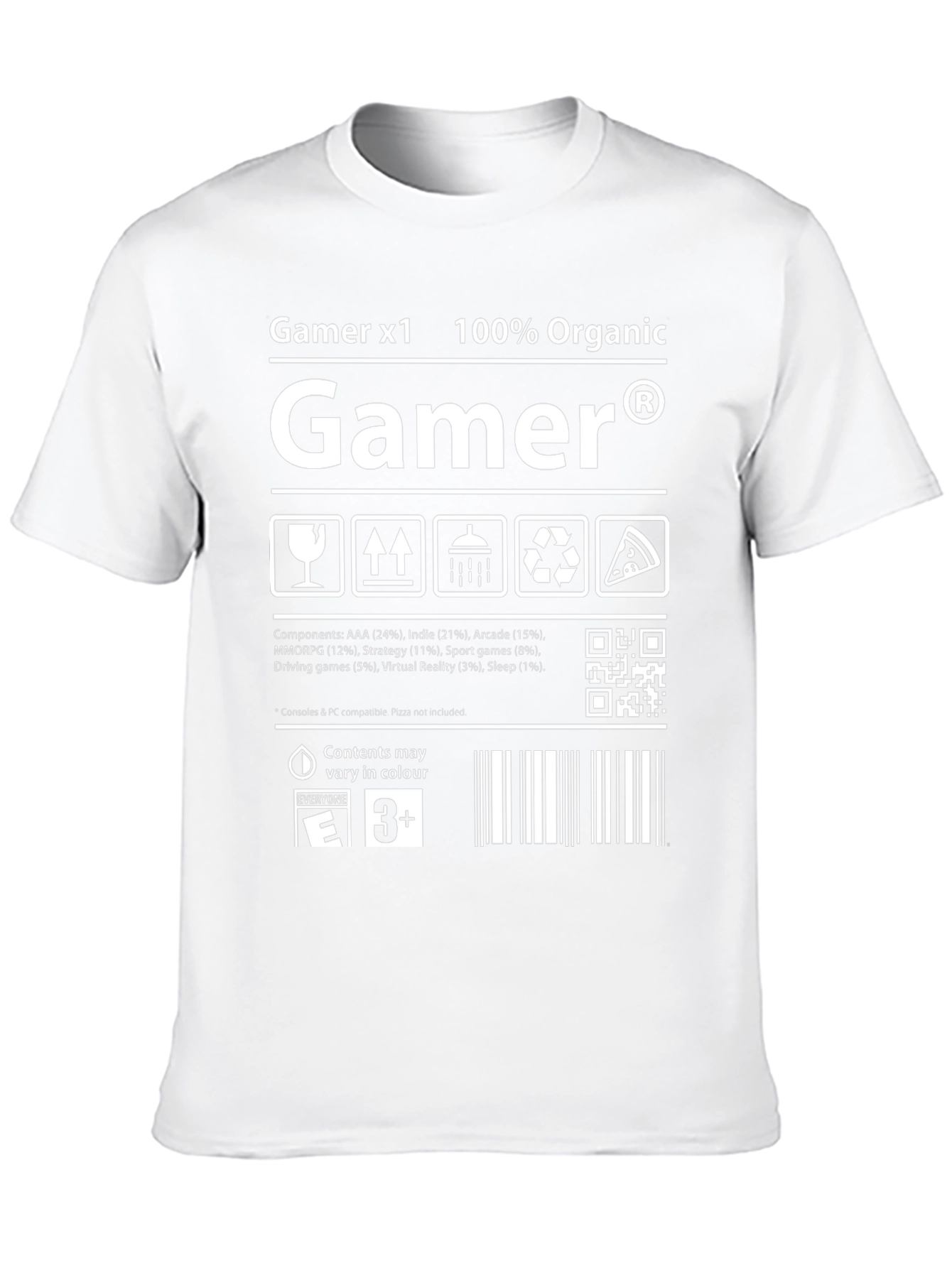 Gamer Organic Cotton Graphic T-Shirt