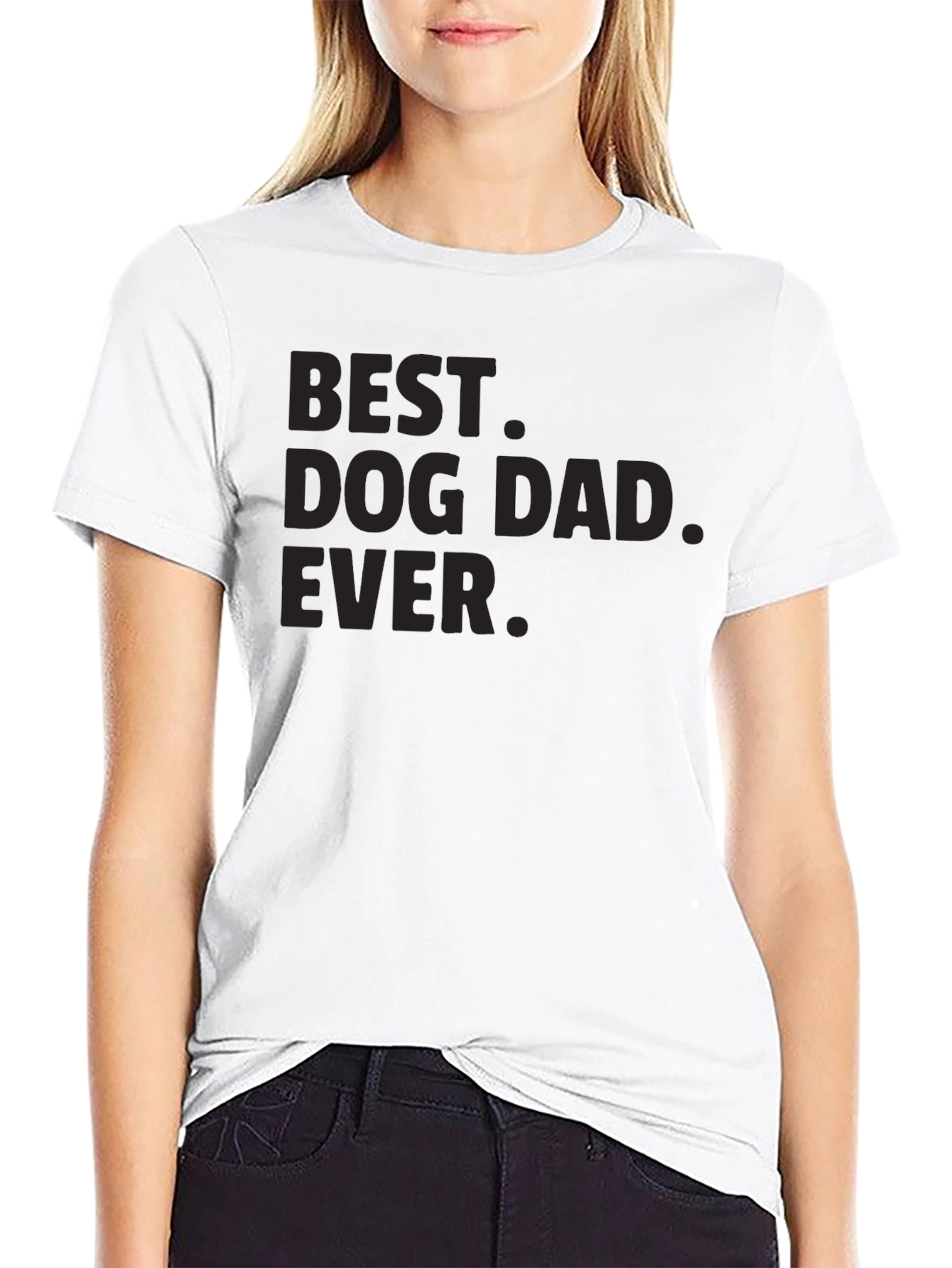 Best Dog Dad Ever T-Shirt | Black