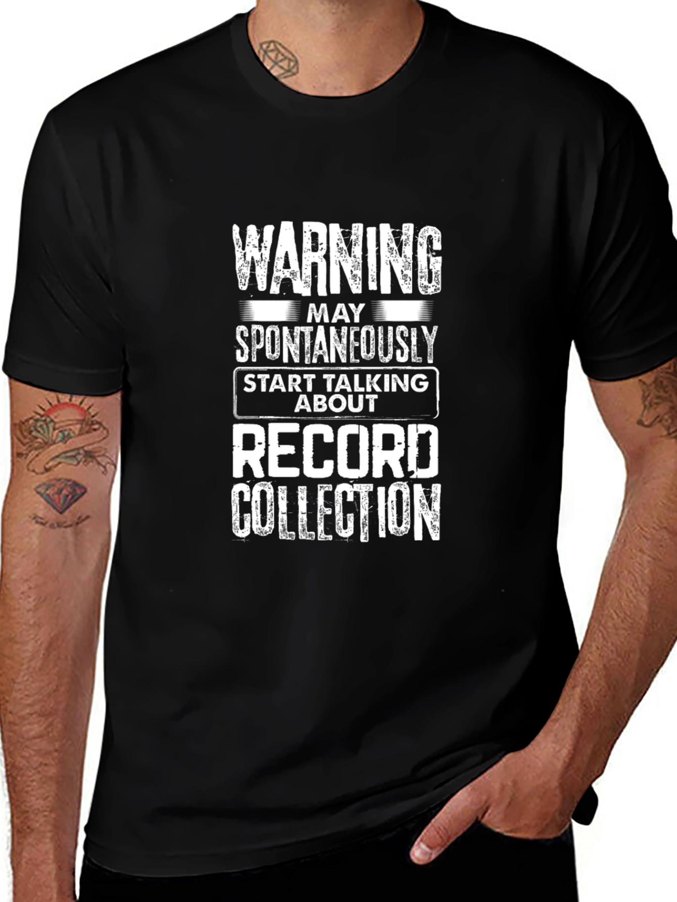 Warning Record Collection T-Shirt