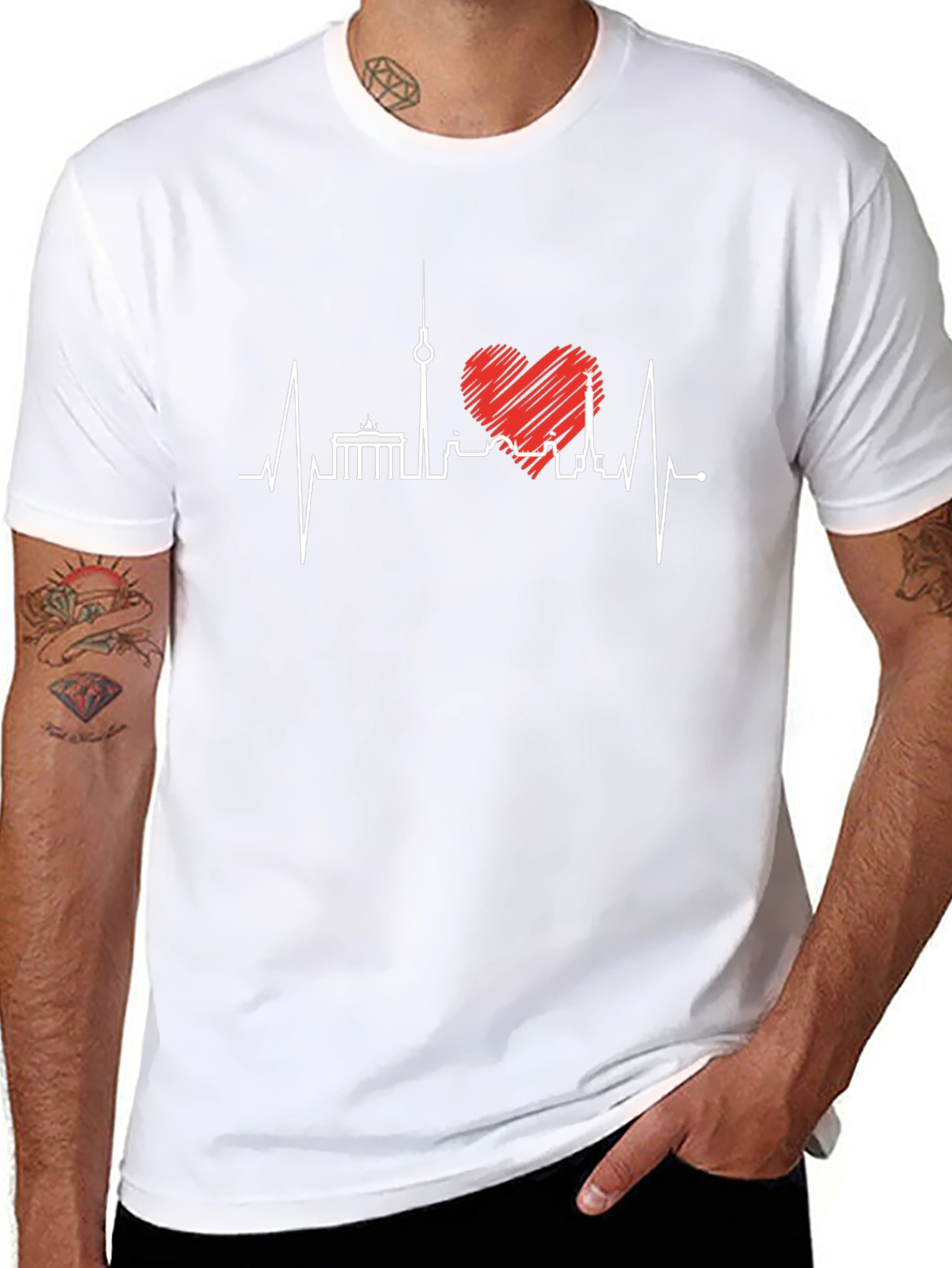 Berlin Heartbeat T-Shirt - City Love Tee