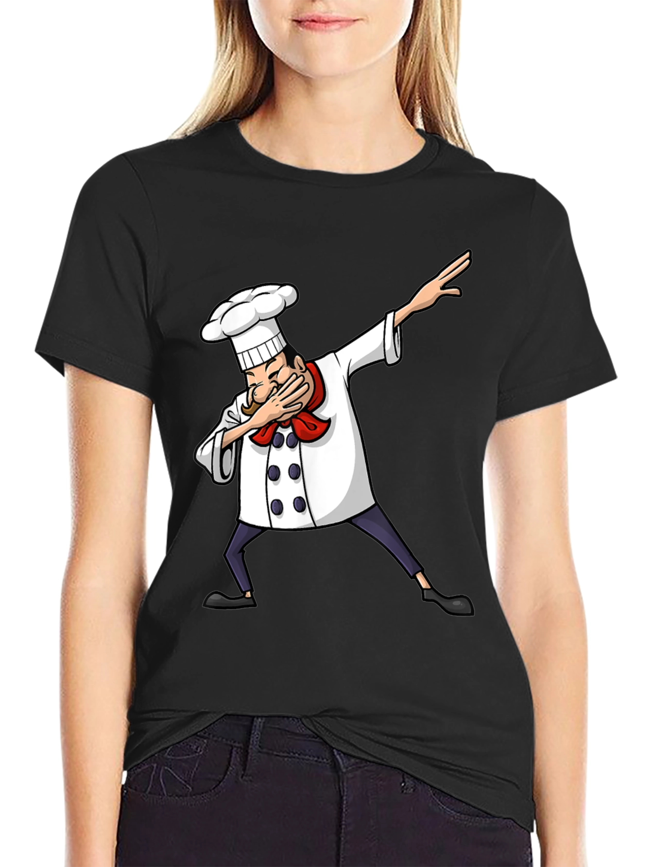 Dabbing Chef T-Shirt Funny Cooking Tee