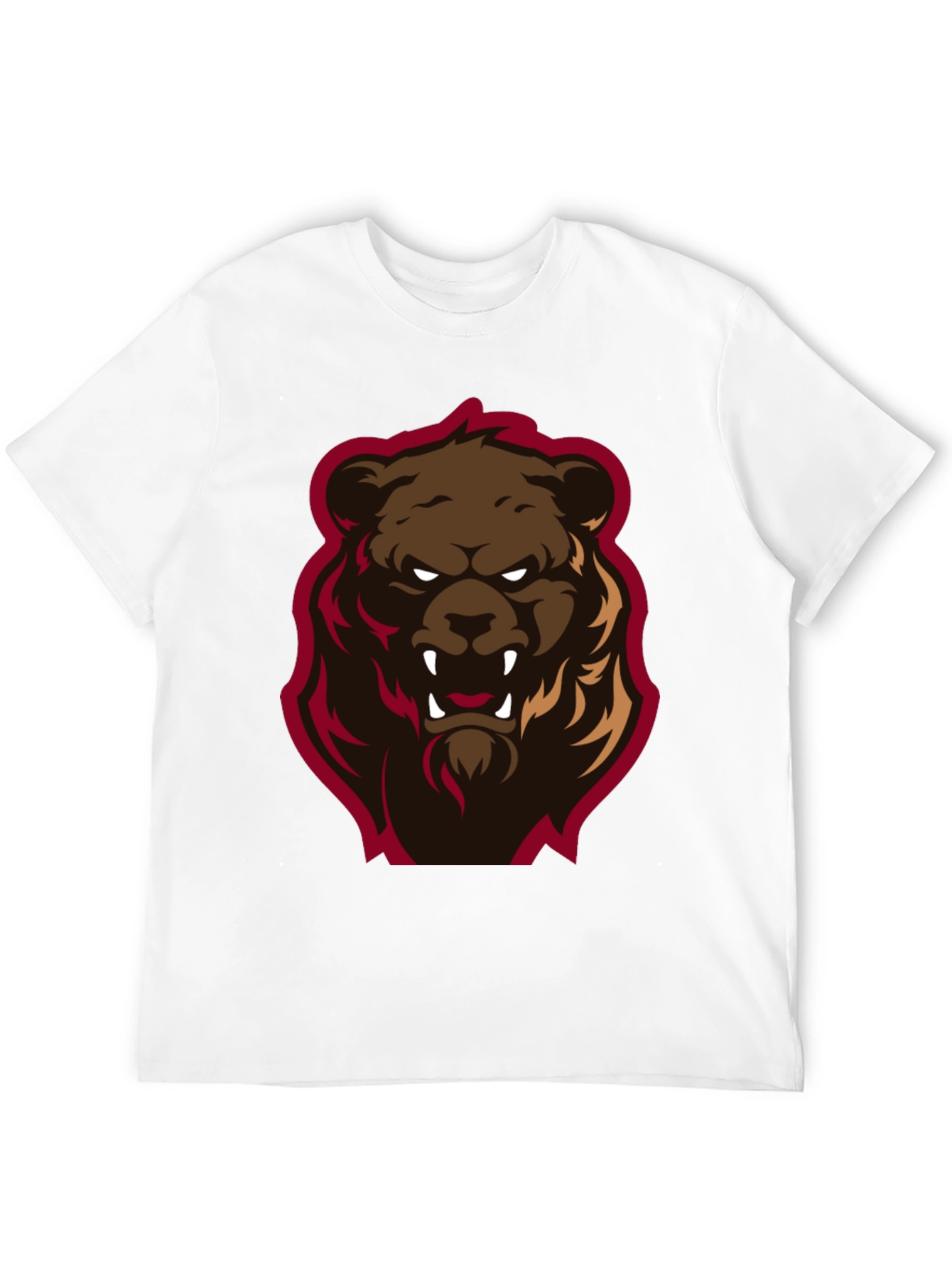Mens Graphic Tee - Angry Bear Design