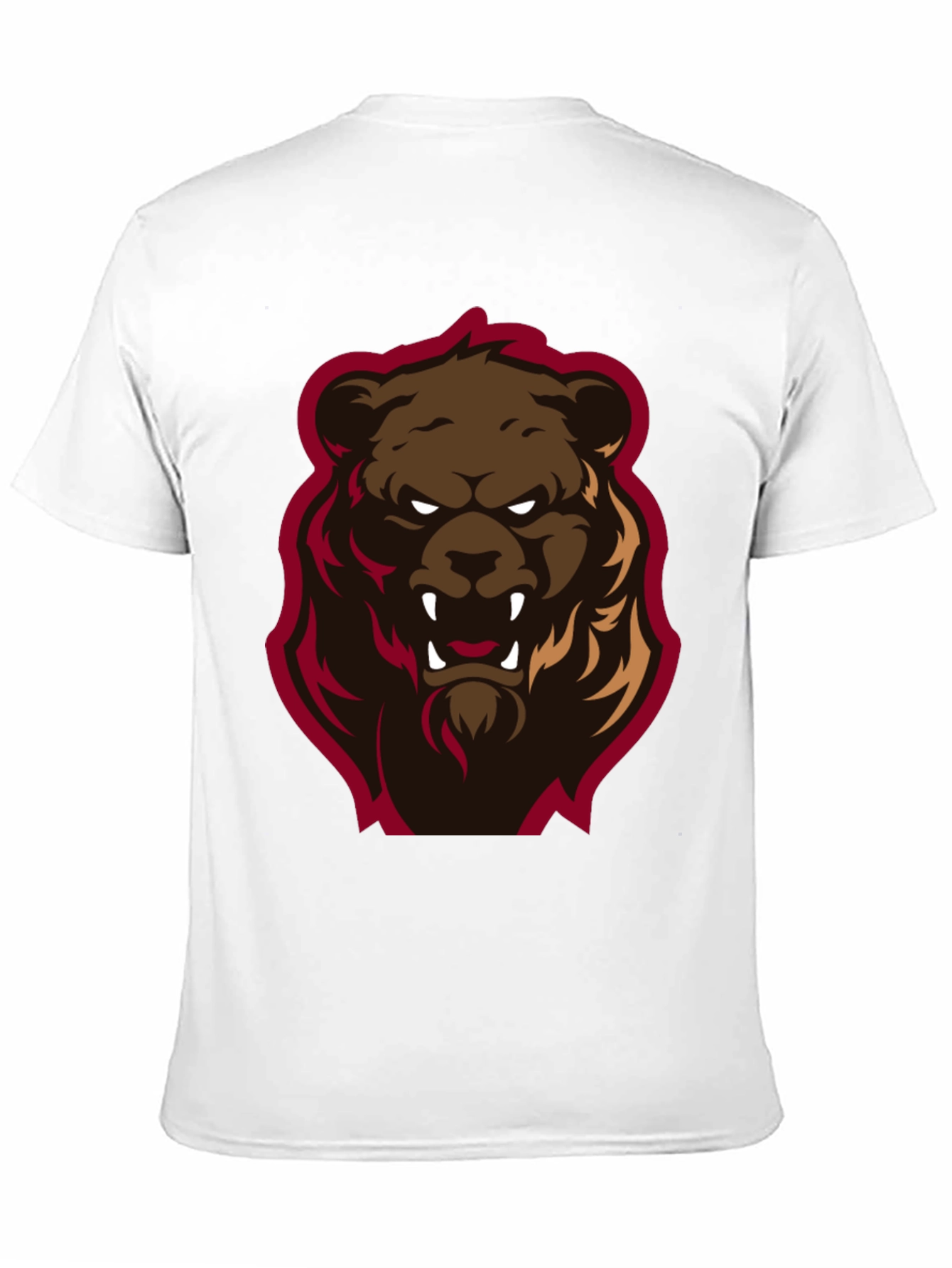 Mens Graphic Tee - Angry Bear Design