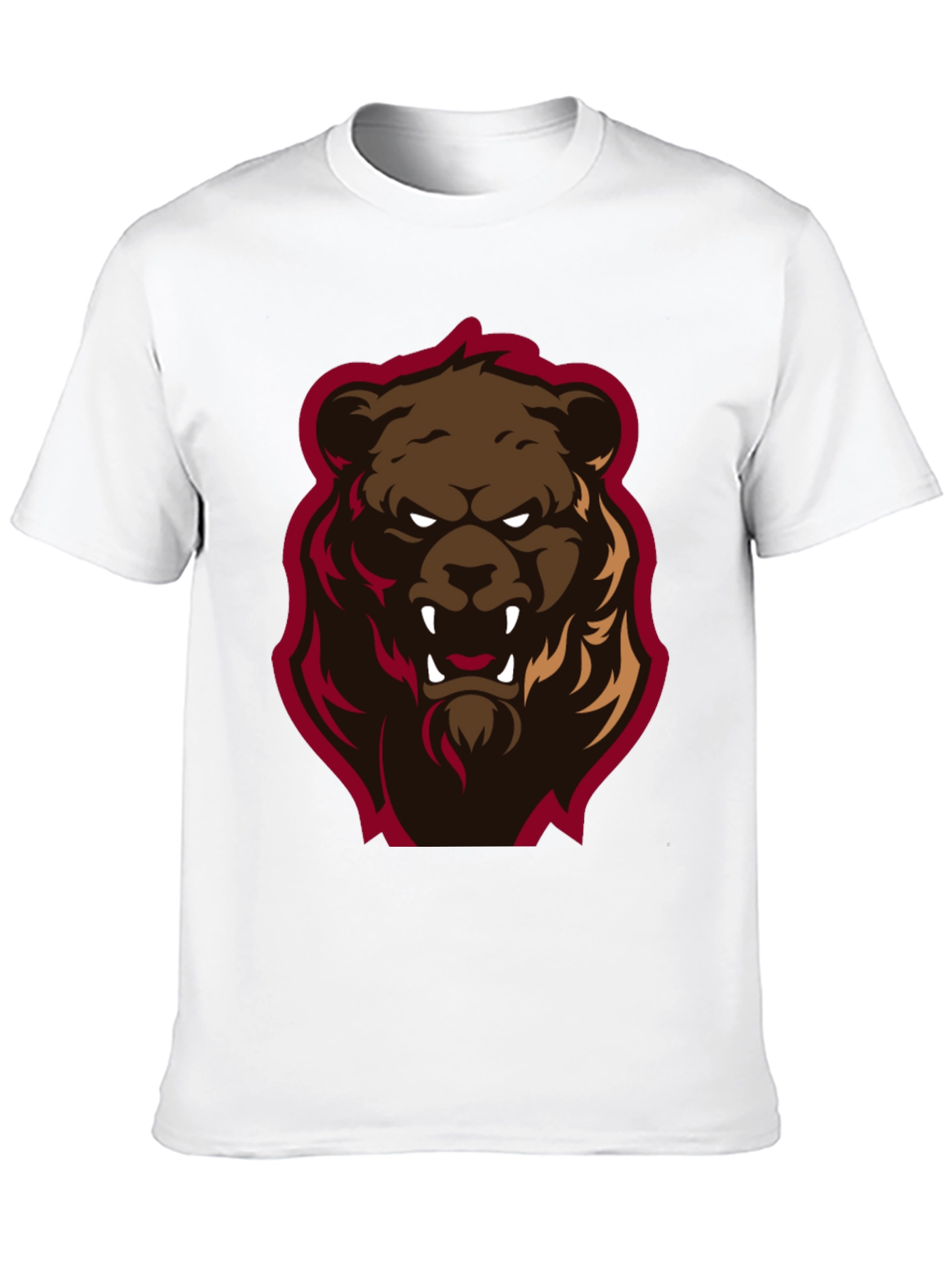 Mens Graphic Tee - Angry Bear Design