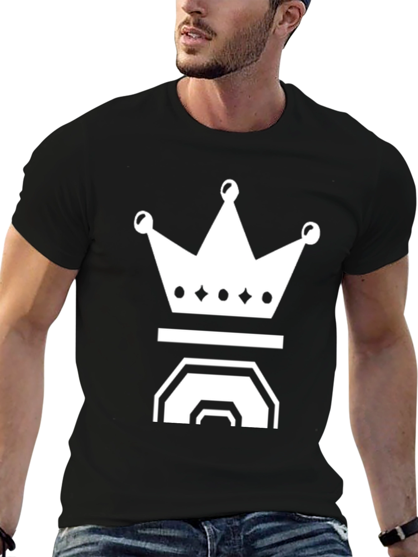 King Crown Graphic T-Shirt - Classic Black Tee