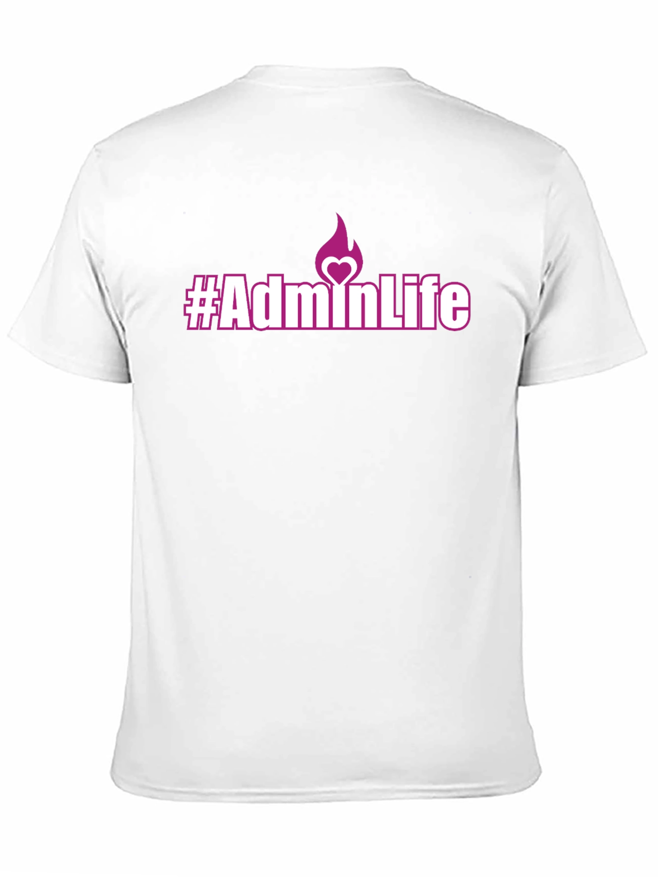 #AdminLife Graphic T-Shirt - Black Casual Tee