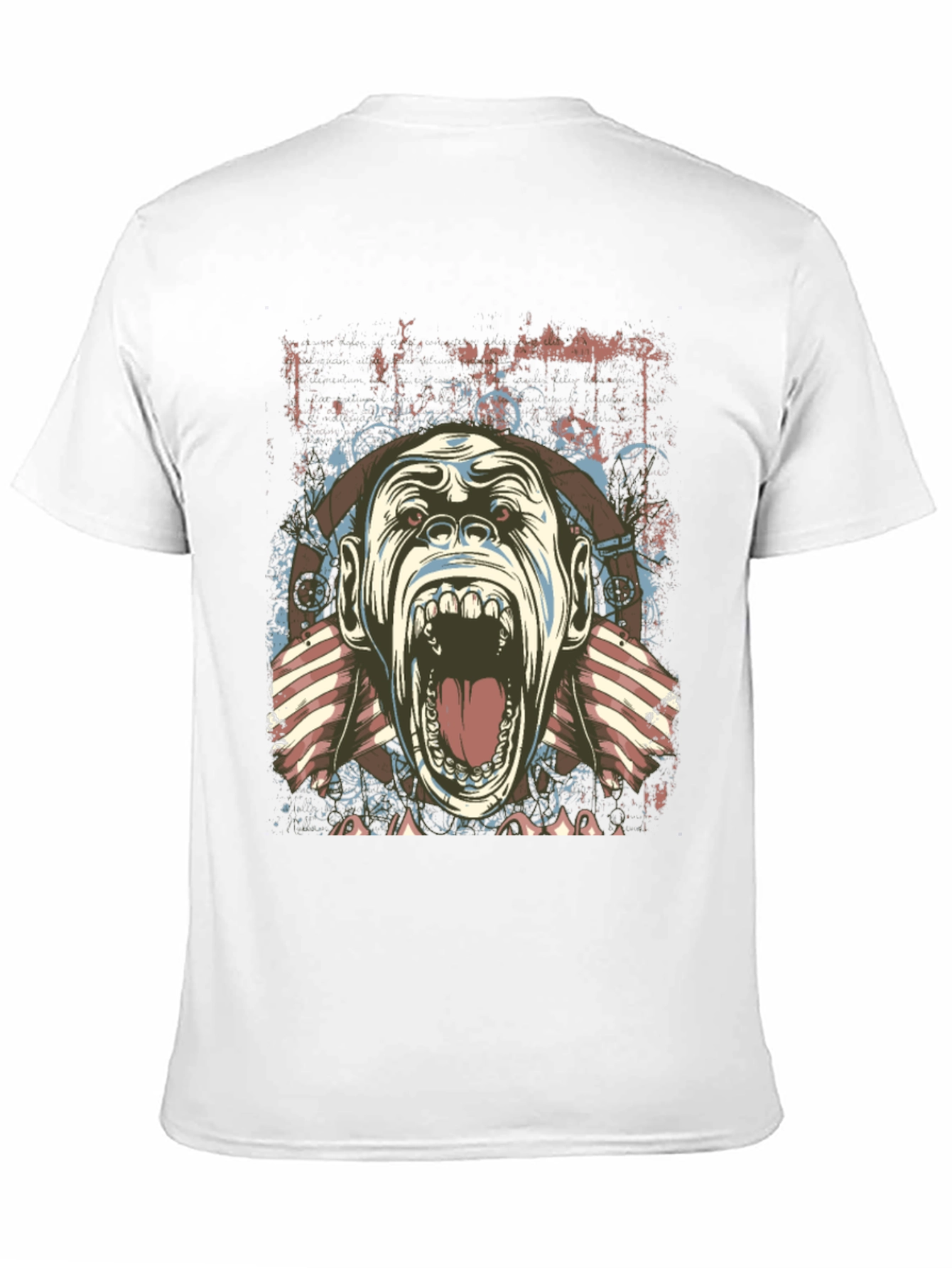 Screaming Gorilla Graphic Tee - Unique Design