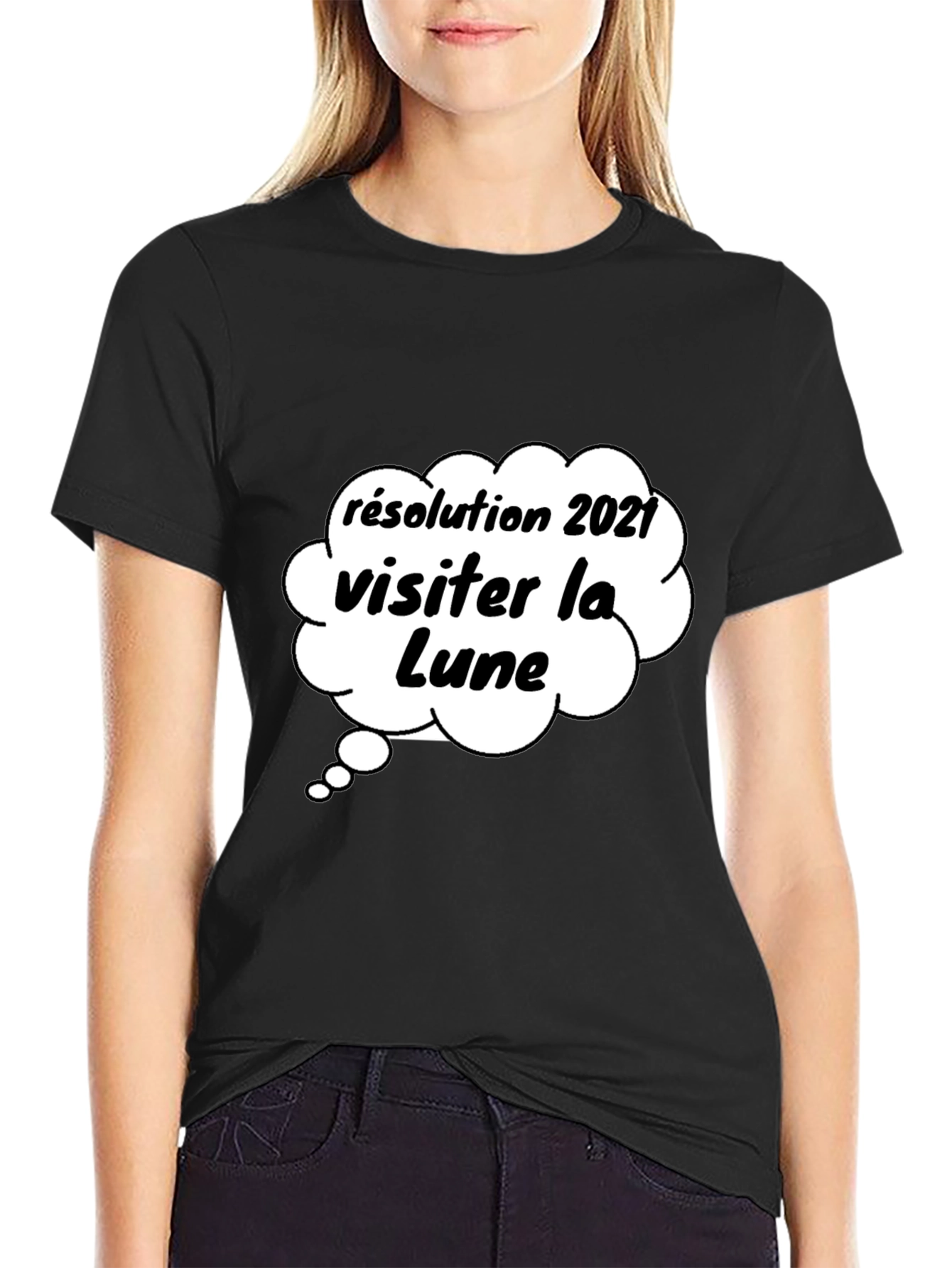 Lunar Resolution T-Shirt - French Novelty Tee