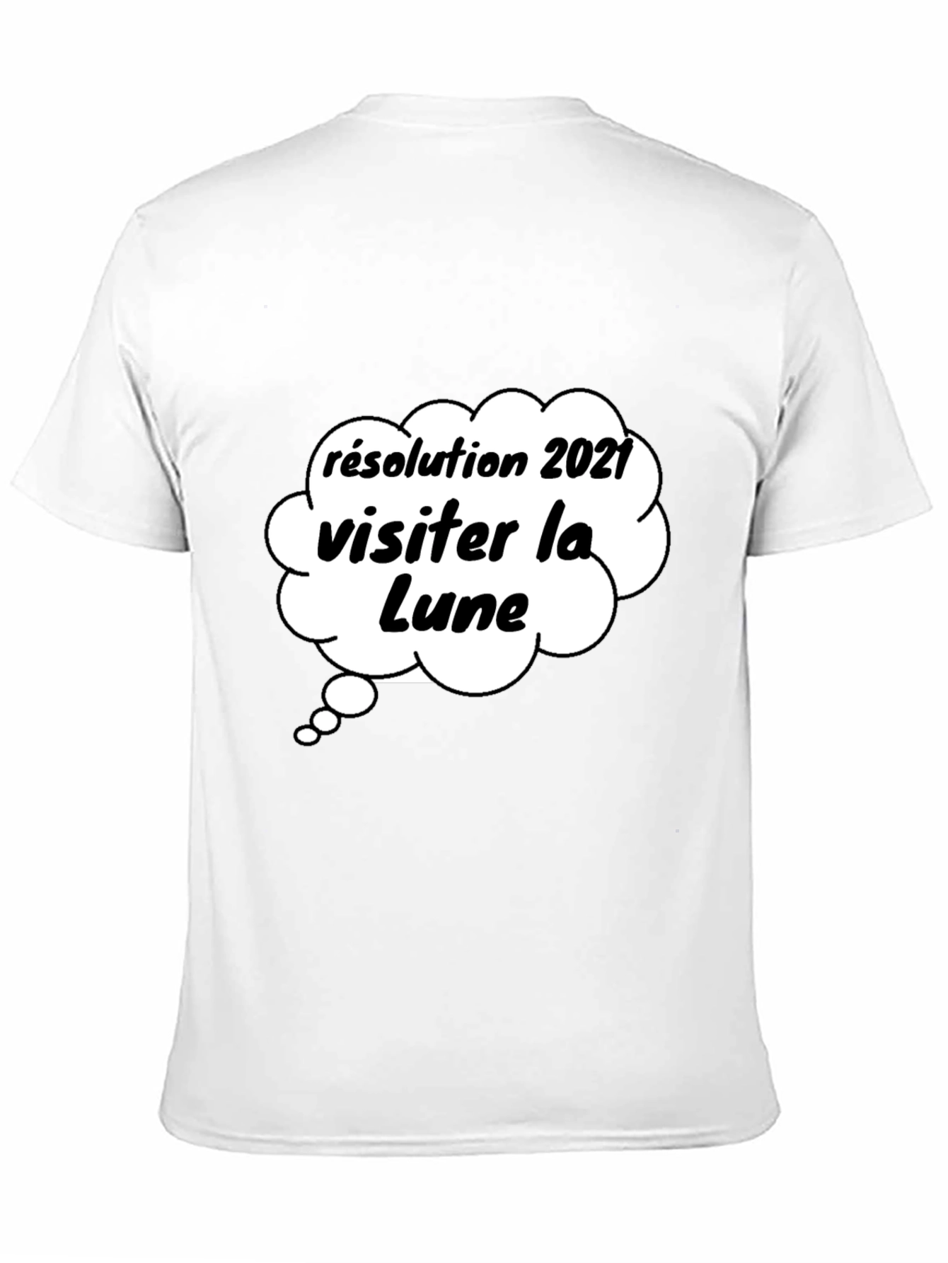 Lunar Resolution T-Shirt - French Novelty Tee